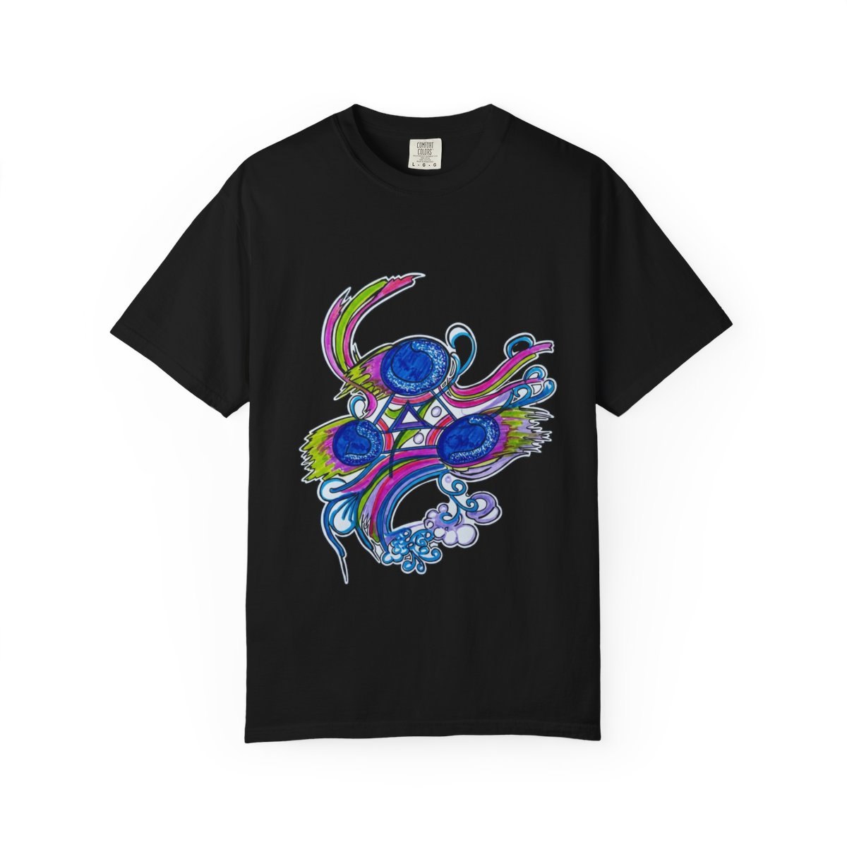 Abstract Psychedelic Swirl T-Shirt — Colorful Trippy Graphic Tee