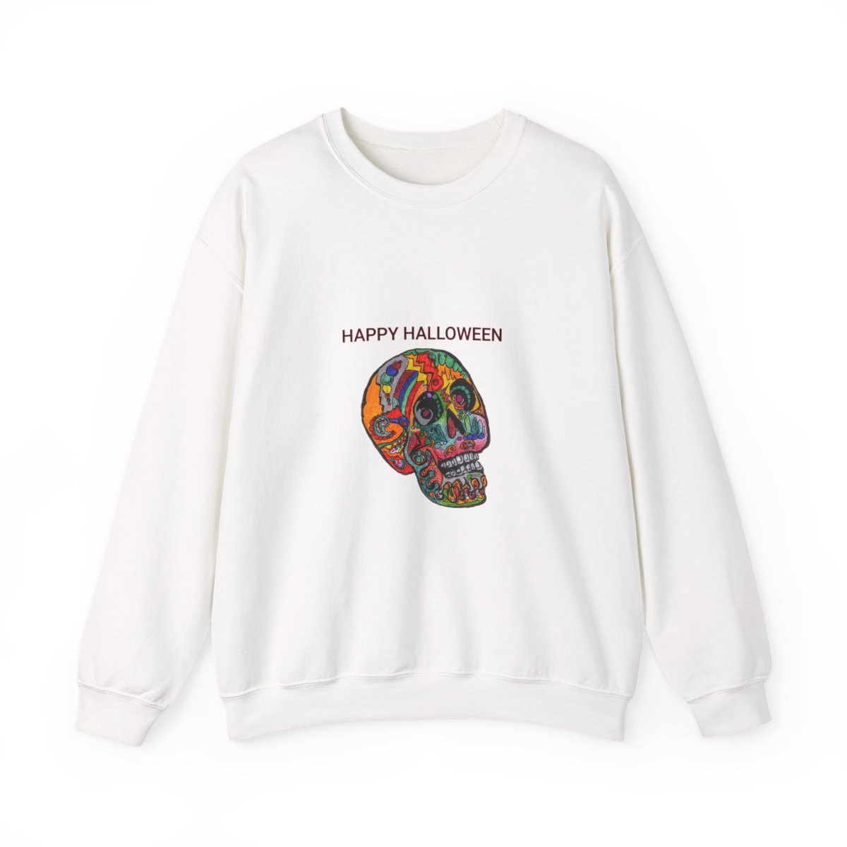 Halloween De Muertos Skull Sweatshirt