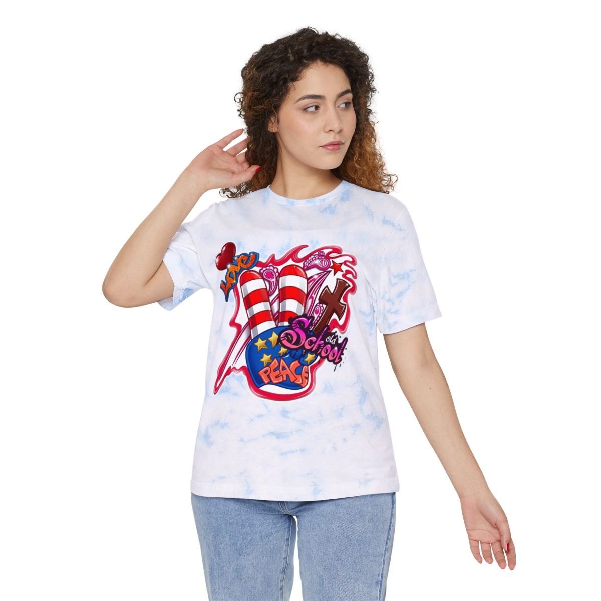 Tie-Dye Patriotic Peace T-Shirt