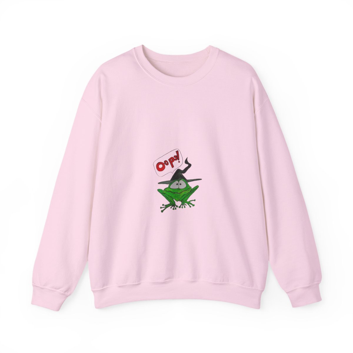 Frog Witch Hat Crewneck Sweatshirt