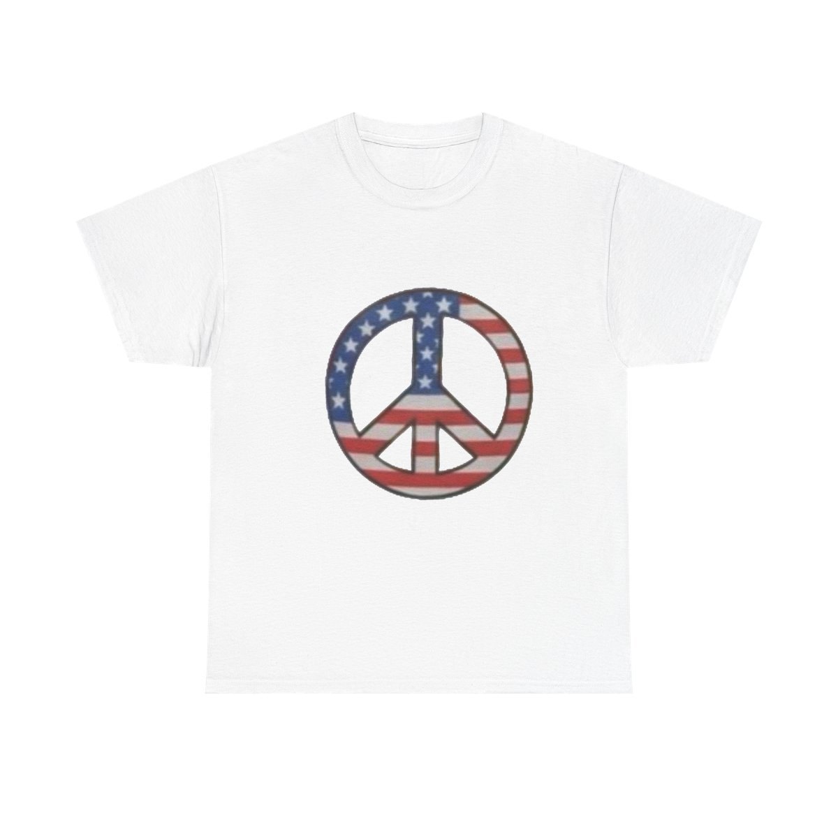 American Flag Peace Sign T‑Shirt