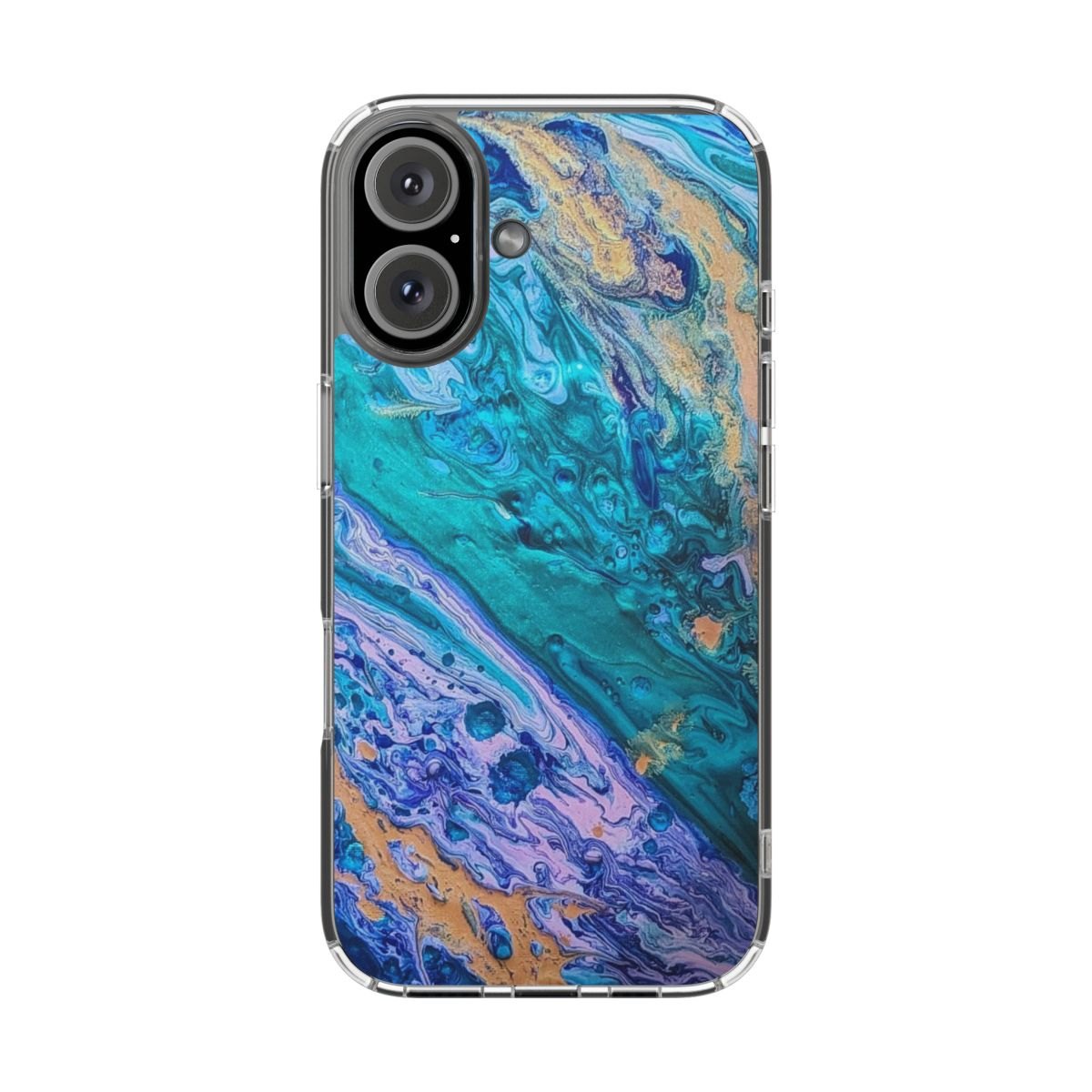 Vibrant Magnetic Phone Case for Impact Protection, Clear Phone Cover, Artistic Design, Trendy Gift, Custom Phone Case