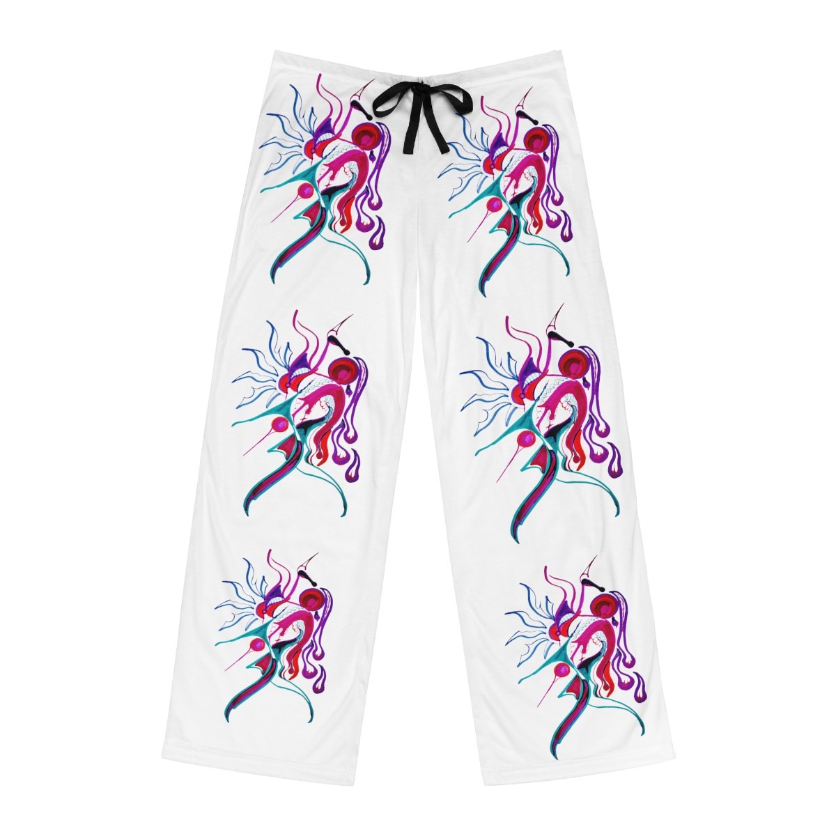 Colorful Abstract Design Men's Pajama Pants - Ideal for Relaxation and Sleepwear