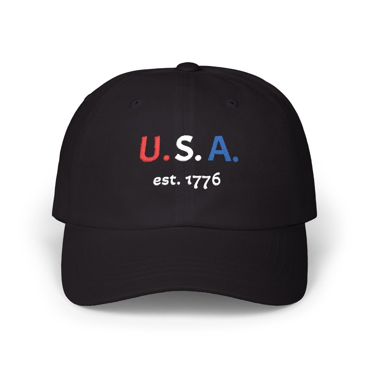 USA Est. 1776 Dad Cap – Patriotic Embroidered Baseball Hat