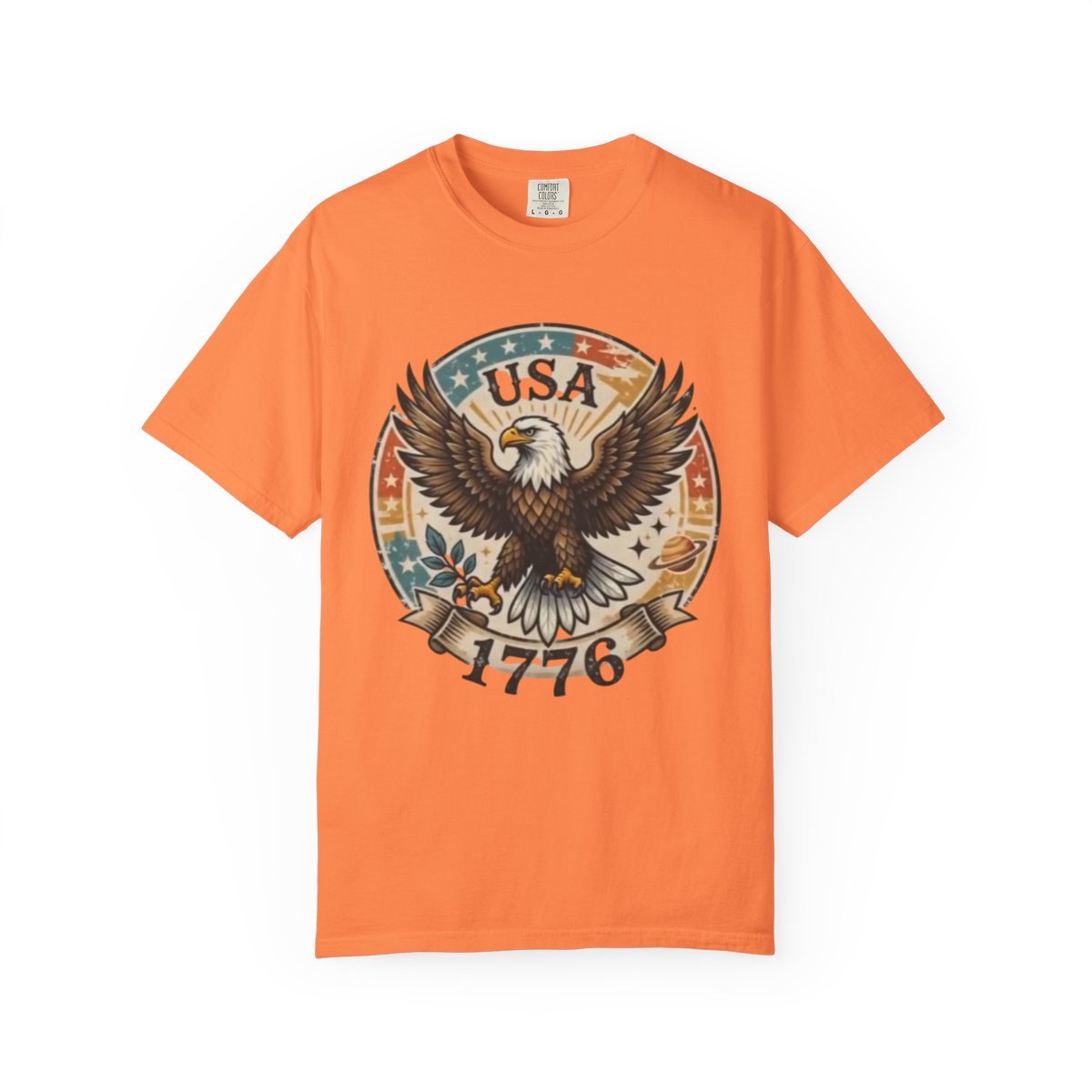 USA 1776 Eagle T-Shirt — Vintage American Flag Patriotic Tee
