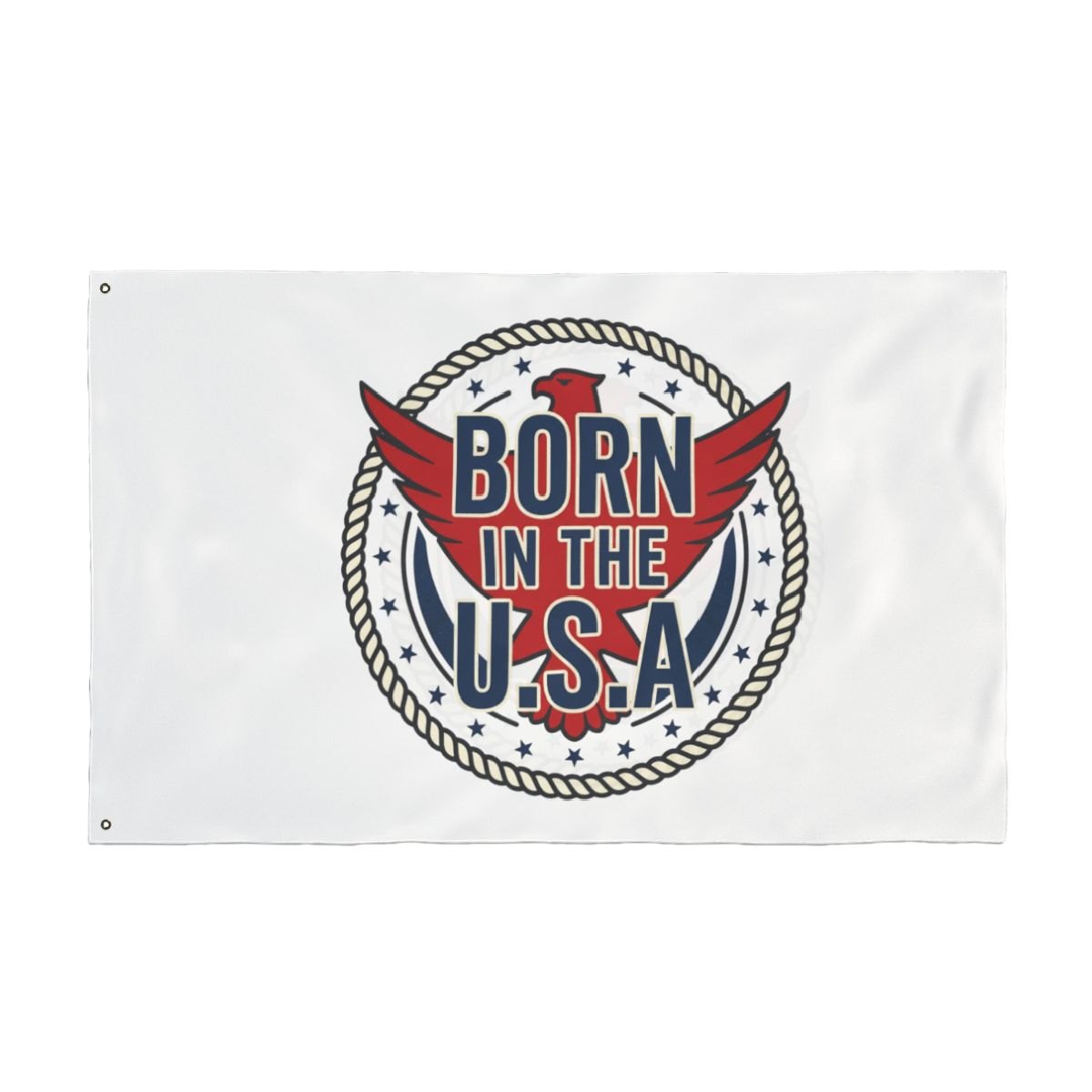 Born in the U.S.A. Double-Sided Patriotic Flag