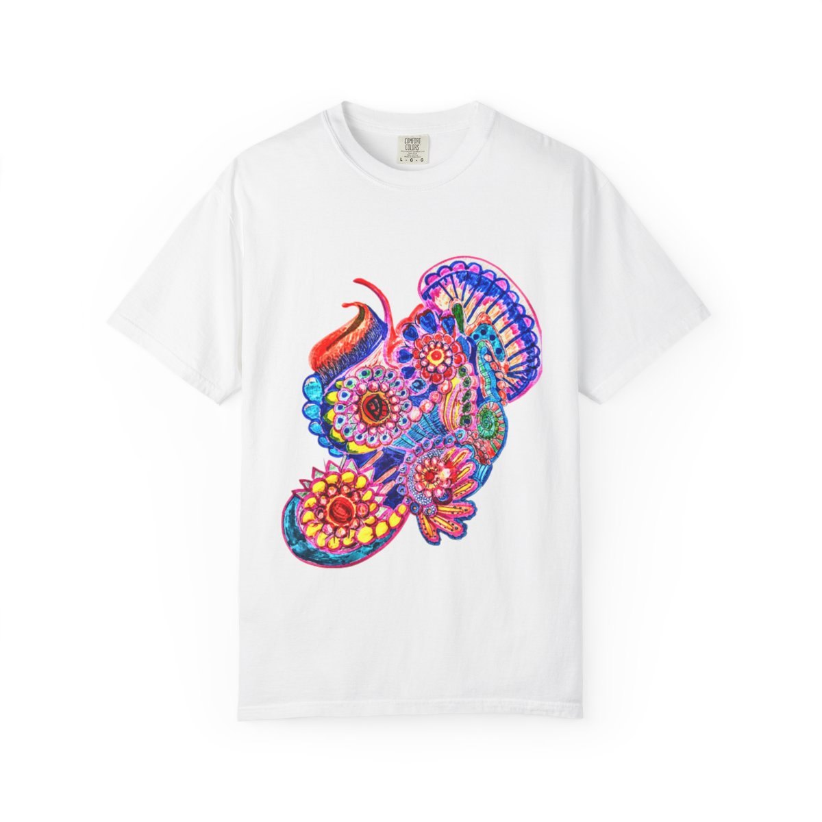 Floral Paisley Peacock T-Shirt