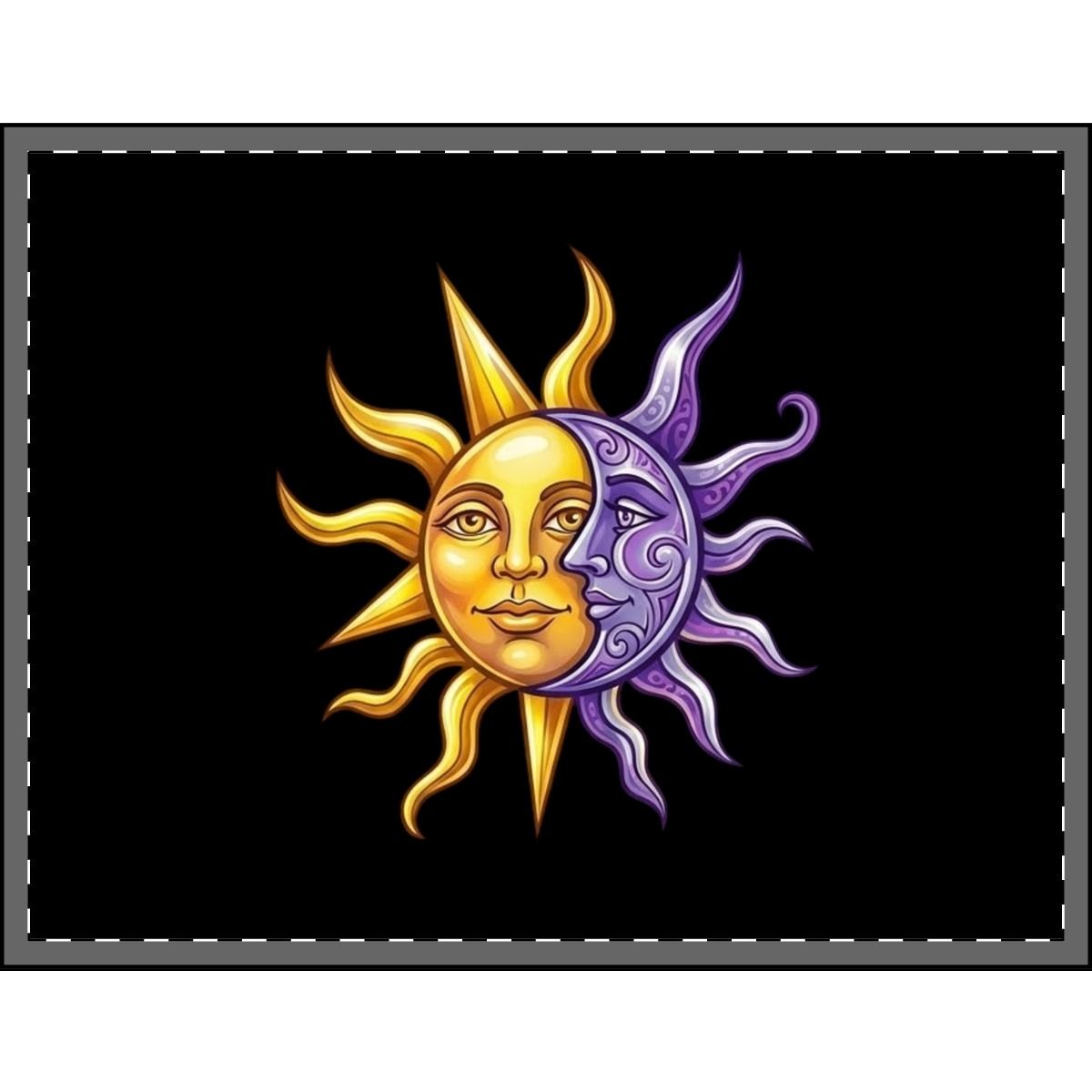 Sun &amp; Moon Velveteen Plush Blanket — Soft Celestial Throw for Cozy Nights, Spiritual Gifts &amp; Astrology Lovers