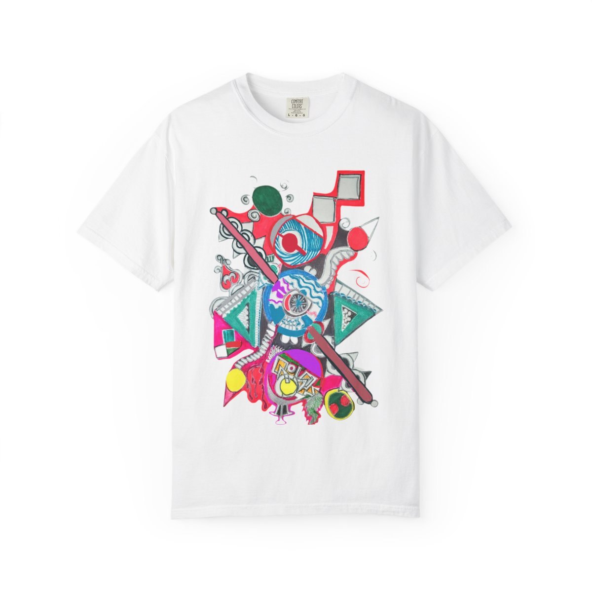 Colorful Artistic Unisex T-Shirt - Unique Graphic Tee for Art Lovers, Casual Wear, Gift Idea, Streetwear, Everyday Fashion