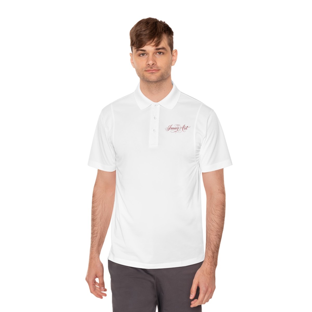 JmurArt Logo Polo Shirt — Men’s Performance Sport Polo