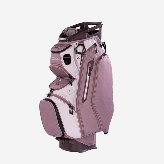 Golf bag with multiple club dividers