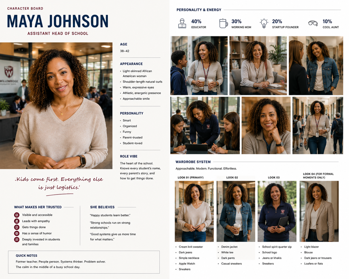 Buy My Lunch character board for Maya Johnson