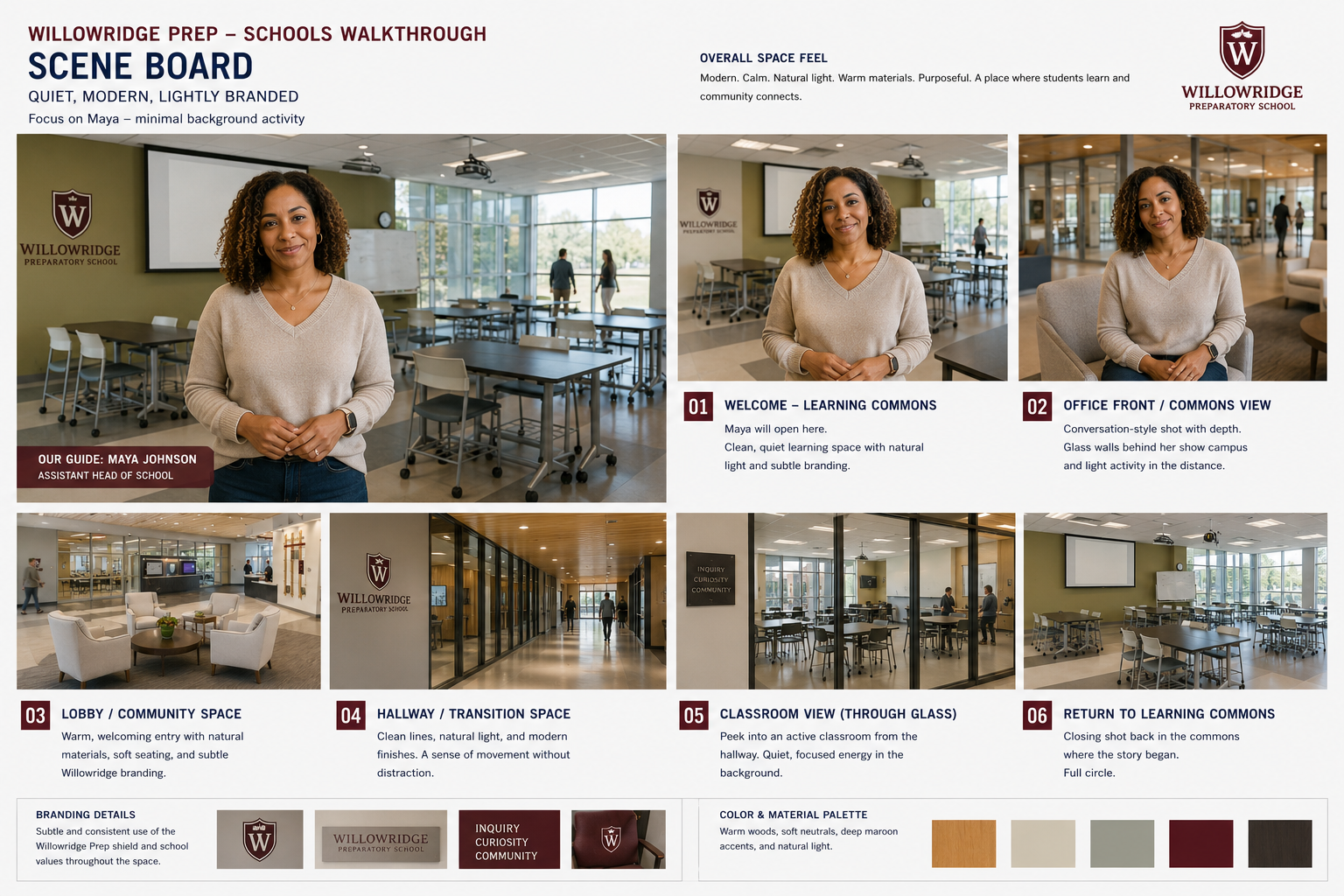 Buy My Lunch scene board for Willowridge Prep