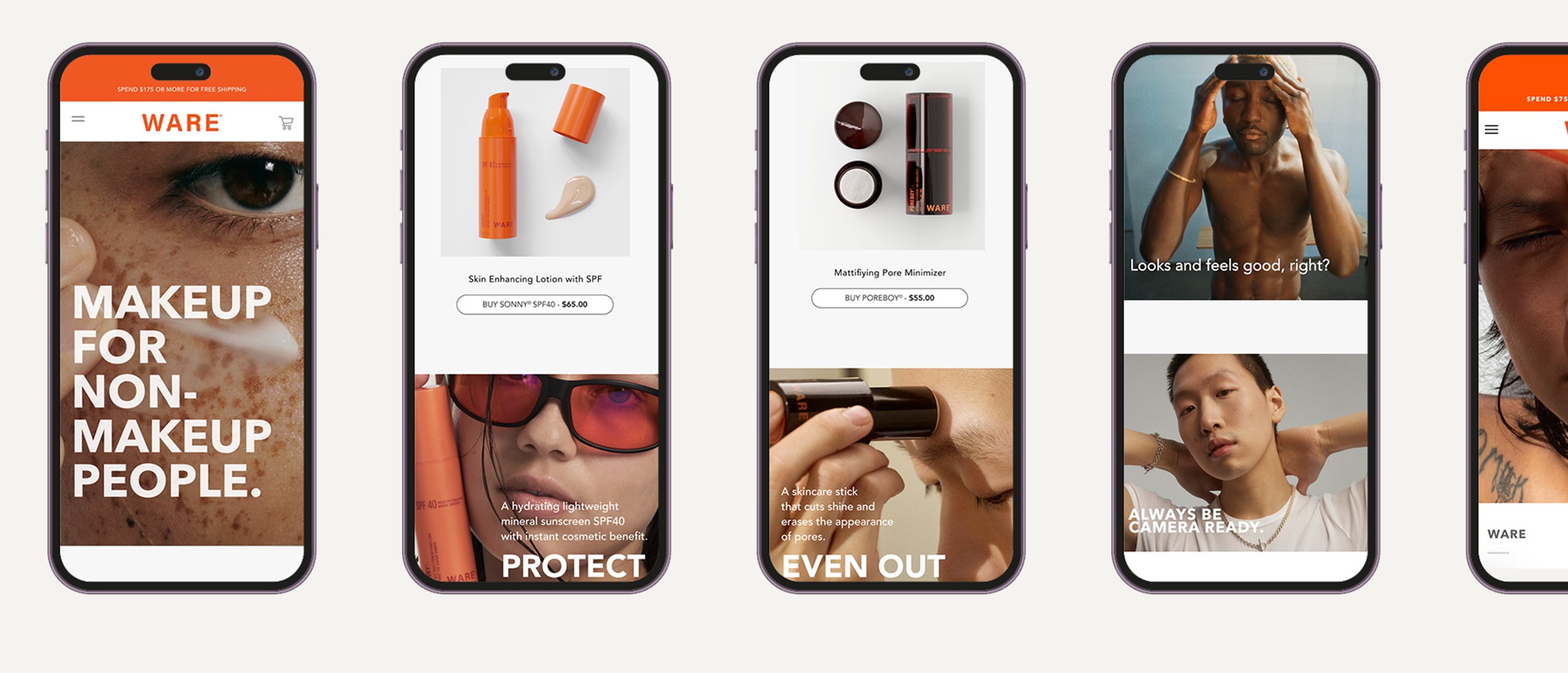WARE mobile e-commerce experience