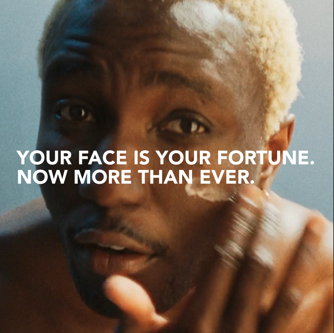 WARE social post reading Your face is your fortune