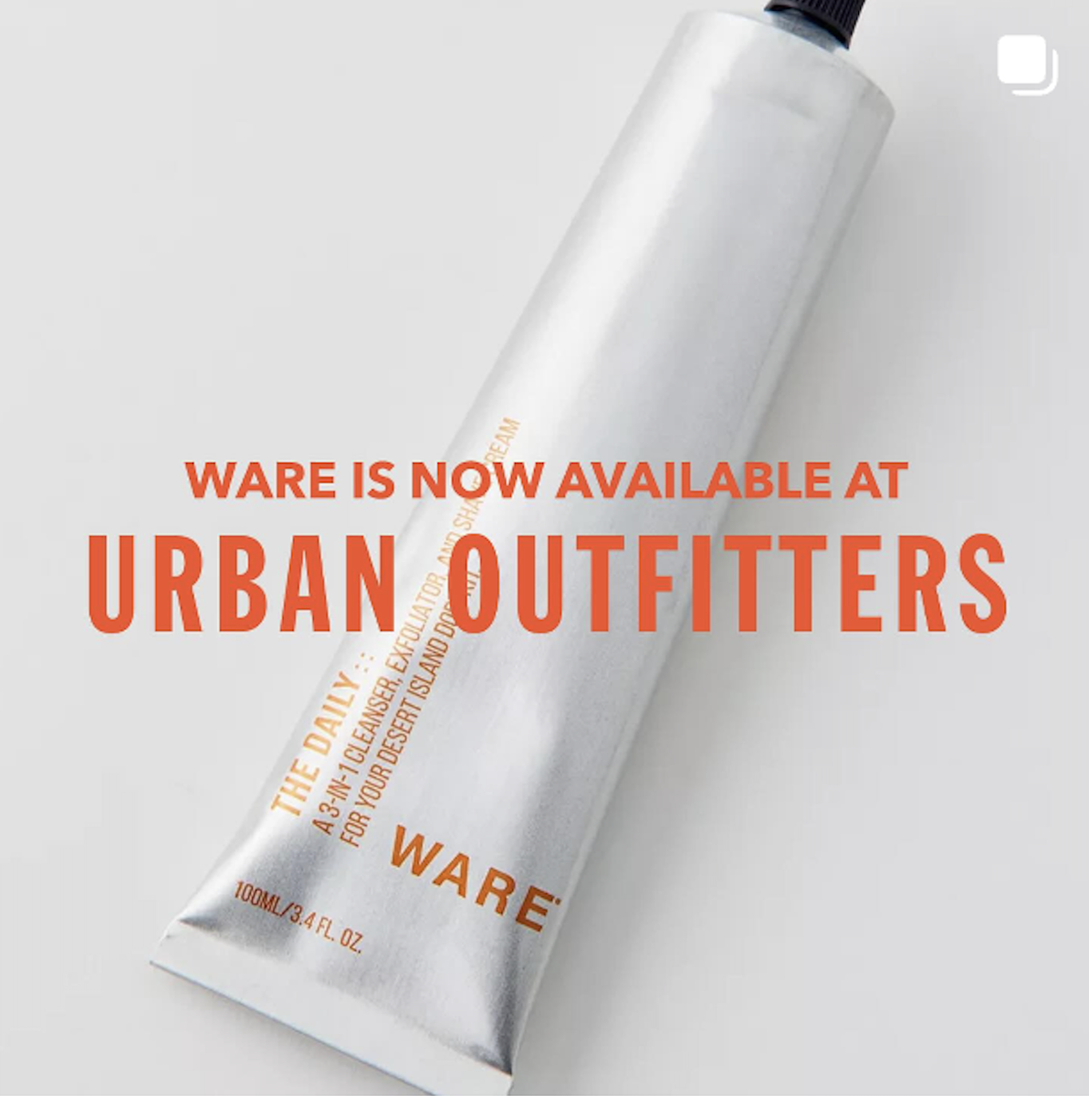 WARE Urban Outfitters retail announcement