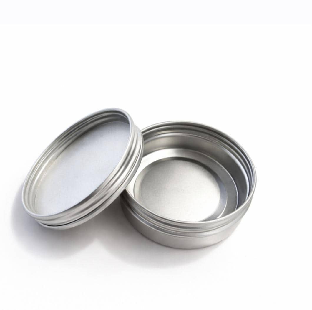 Aluminum Container With Lid For Skincare Packaging Metal Round Tin For Lotion Bar Storage For Salve Tin Refillable Bulk Container For DIY, product view 6