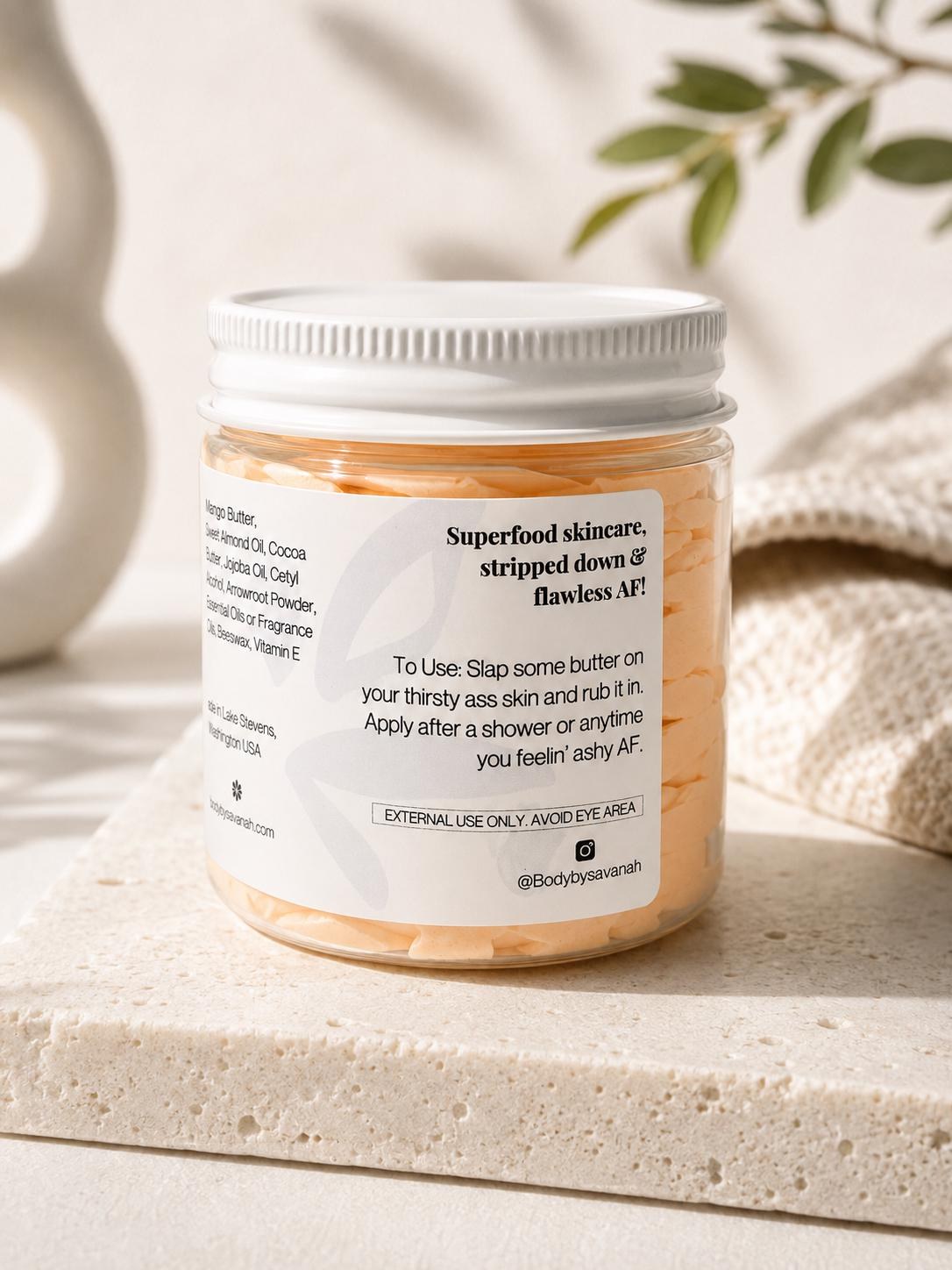 Body Butter For Dry Skin Moisturizer Cream With Mango Butter Natural Lotion Skincare Gift Idea For Mom Spa Gift For Friend Holiday Gift, product view 3