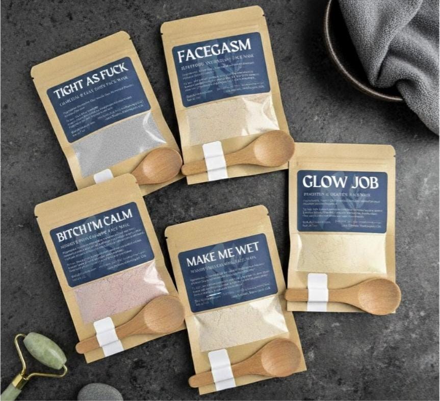 Clay Face Mask Natural Facial Skin Mask Hydrating Mask Dry Skin Spa Gift for Her Natural Skincare Gift Idea Mom Stocking Stuffer Holiday