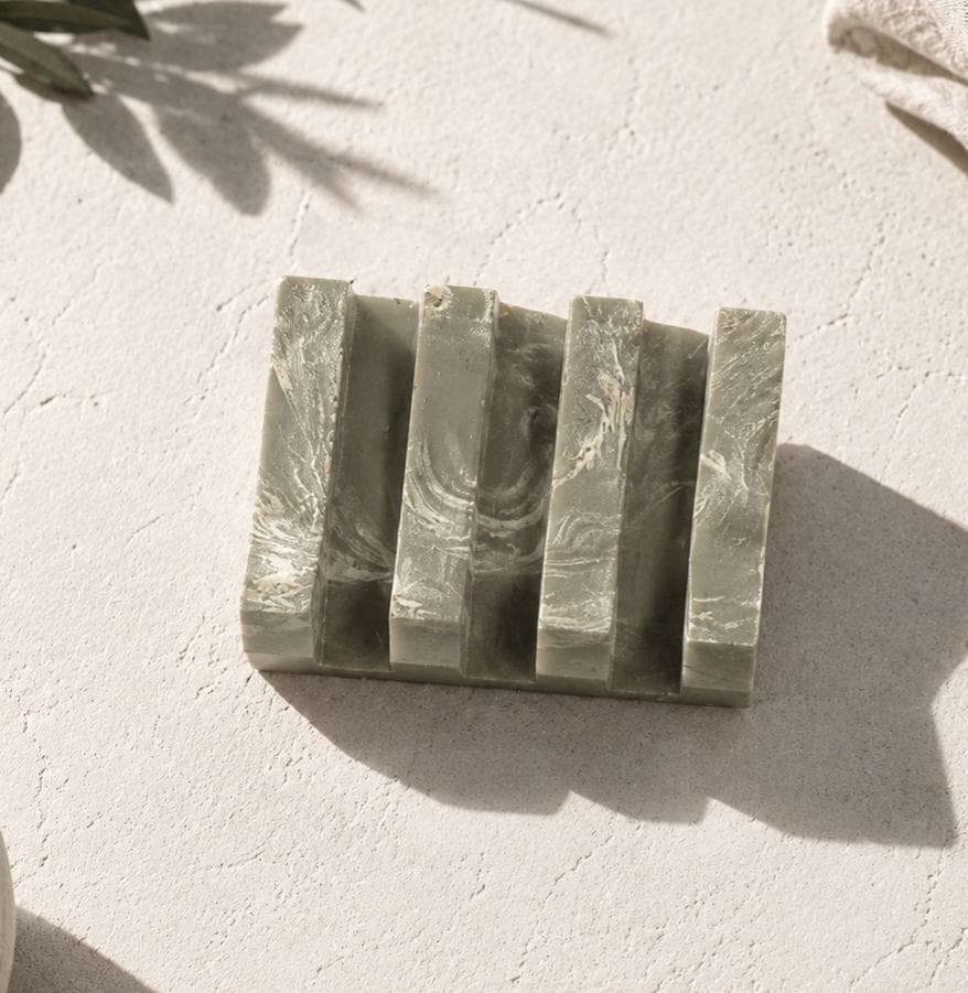 Concrete Bathroom Accessory Set With Soap Dish Bowl Tray Vanity Organizer Gift for Her Housewarming Gift Idea Mom Spa Gift Decor For Wife, product view 19