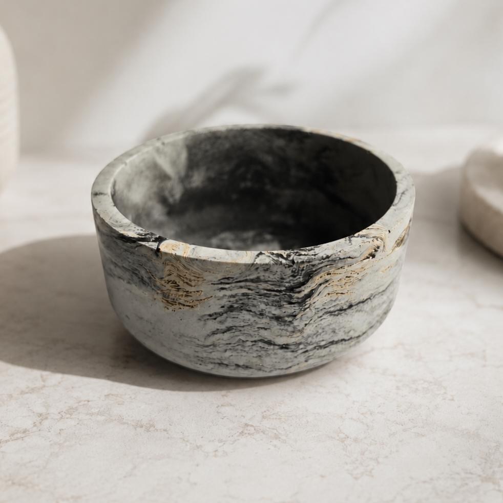 Concrete Soap Dish Organizer Gift For Bathroom Accessory Set With Bowl And Catchall Tray Housewarming Gift Idea Mom Spa Gift Decor For Wife, product view 10