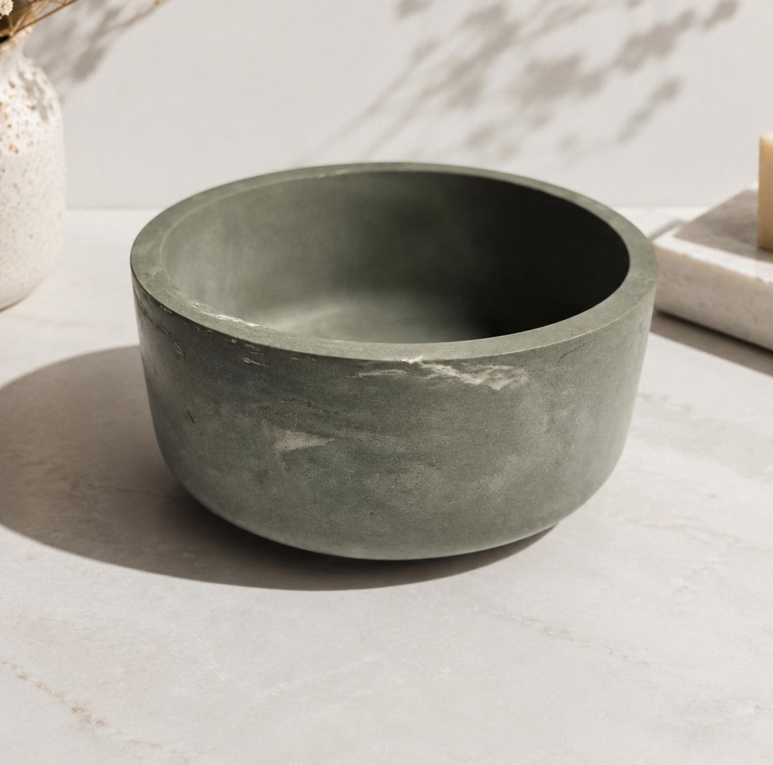 Concrete Soap Dish Organizer Gift For Bathroom Accessory Set With Bowl And Catchall Tray Housewarming Gift Idea Mom Spa Gift Decor For Wife, product view 4