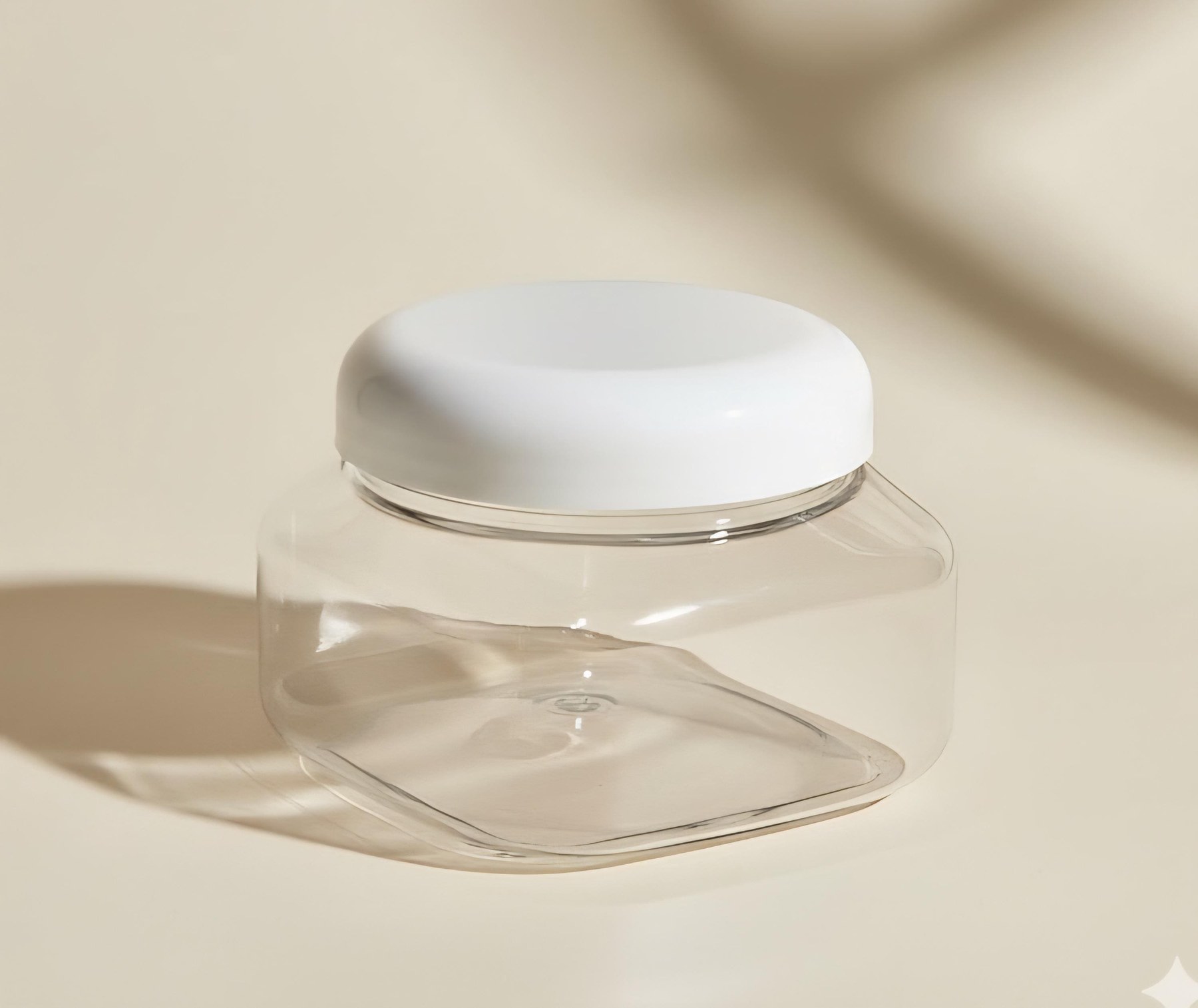 Empty Cosmetic Jar For Skincare Lightweight Plastic Jar Cream Container Sugar Scrub Jar 8 Oz Jar Bulk Wholesale Packaging Skincare Product, product view 2