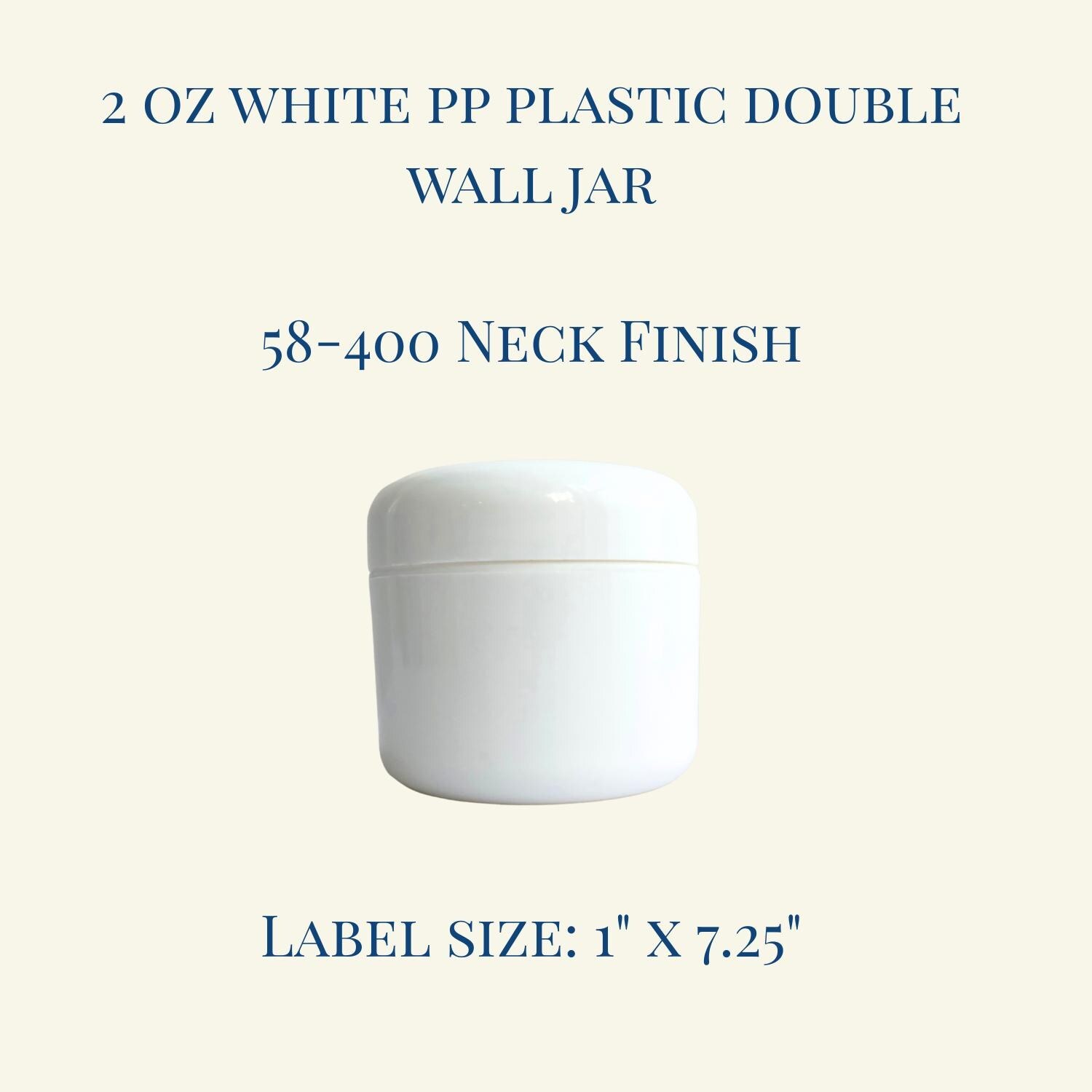 Empty Cosmetic Jar For Skincare Lightweight Plastic Jar Cream Container Sugar Scrub Jar 2 Oz Jar Bulk Wholesale Packaging Skin Care Product, product view 4