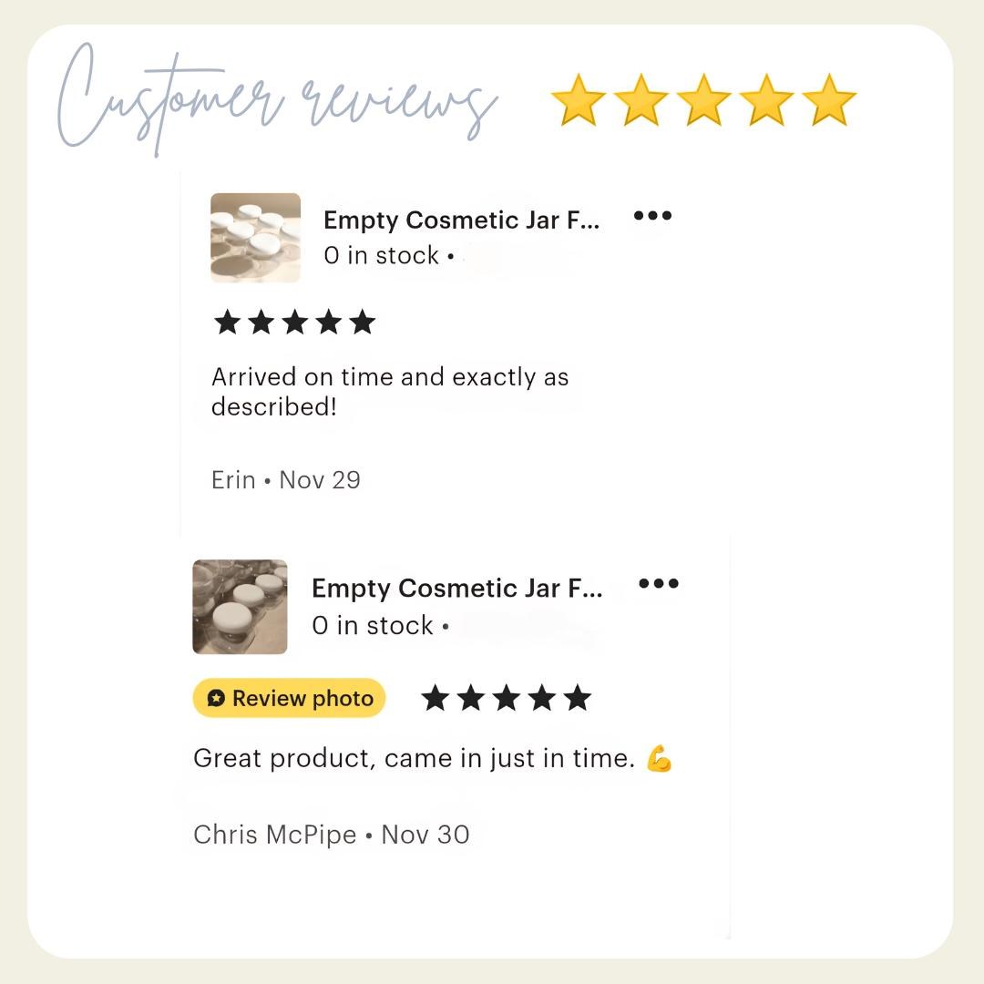 Empty Cosmetic Jar For Skincare Lightweight Plastic Jar Cream Container Sugar Scrub Jar 2 Oz Jar Bulk Wholesale Packaging Skin Care Product, product view 7