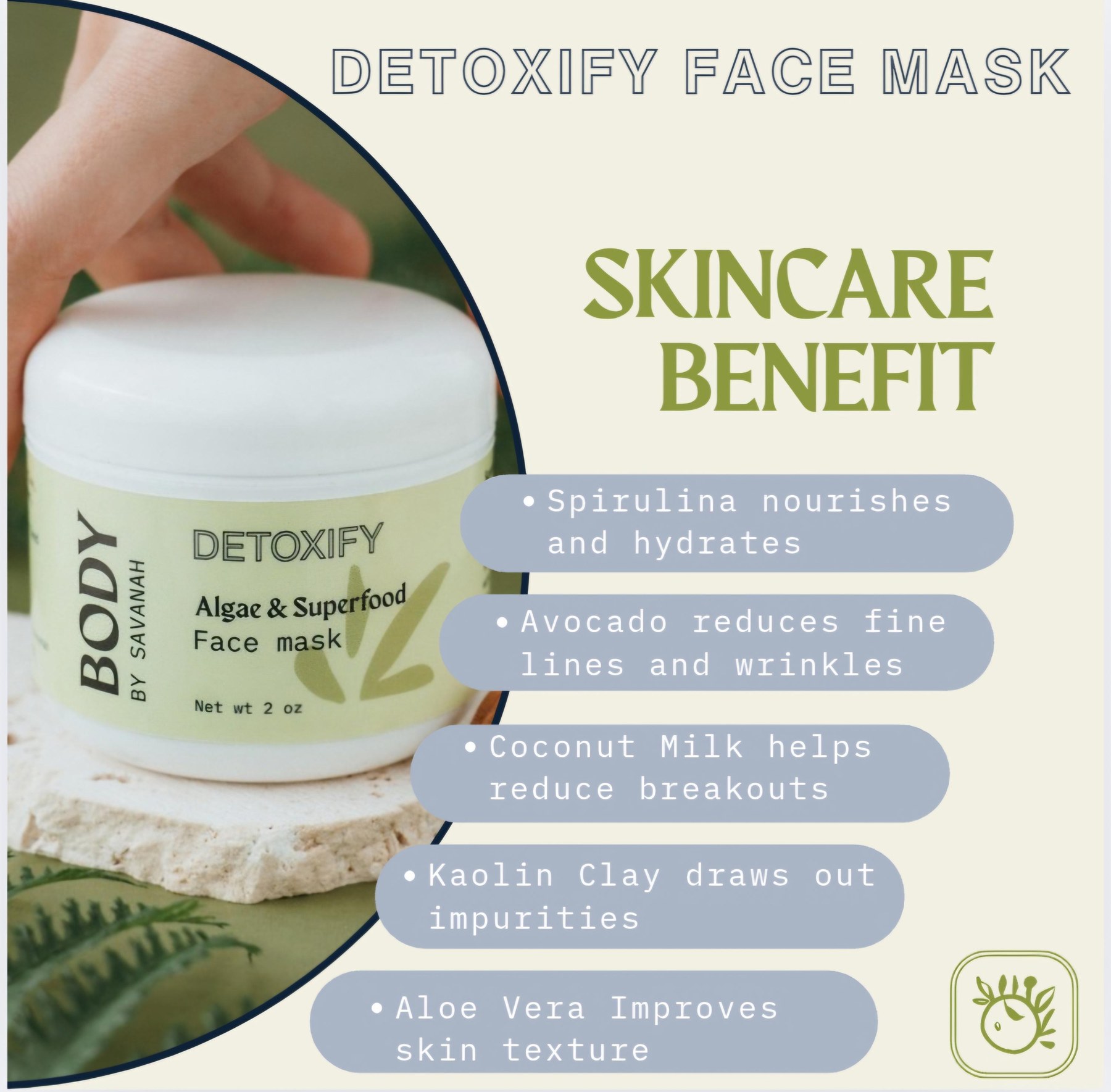 Face Mask For All Skin Care Facial Mask Natural Skincare Mask Dry Skin Moisturizing Face Clay Mask With Tea Tree Oil Mask For Spa Face Mask, product view 7