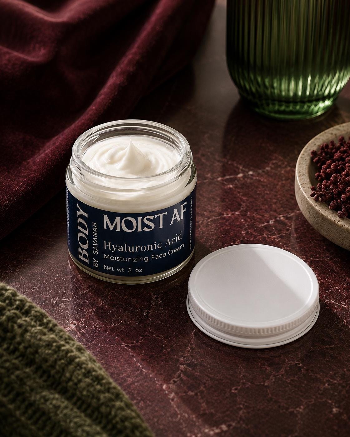 Face Moisturizer With Hyaluronic Acid Cream For Dry Skin Moisturizer Gift For Mature Skin Care Gift Idea For Mom Spa Gift Idea For Friend, product view 17