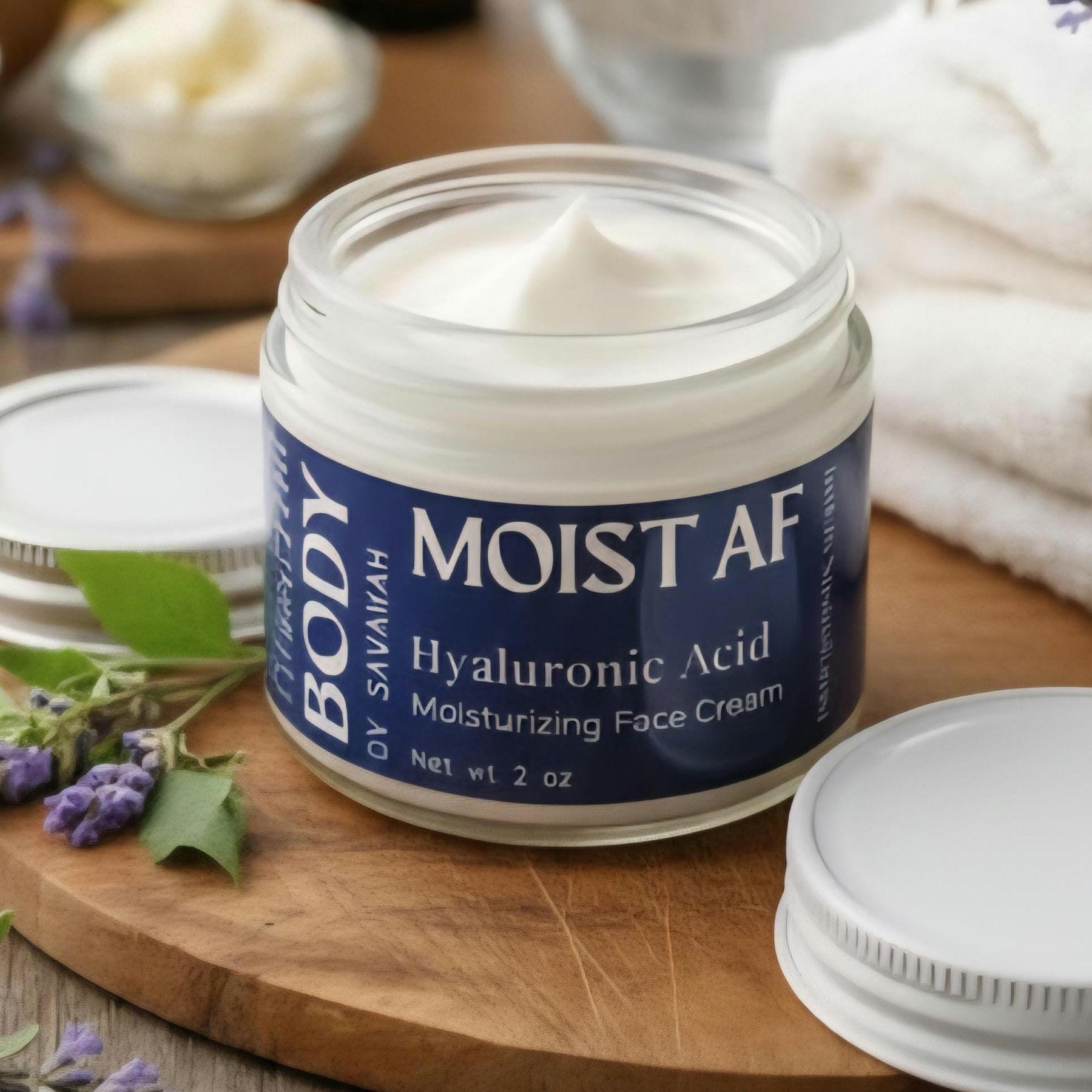 Face Moisturizer With Hyaluronic Acid Cream For Dry Skin Moisturizer Gift For Mature Skin Care Gift Idea For Mom Spa Gift Idea For Friend, product view 9