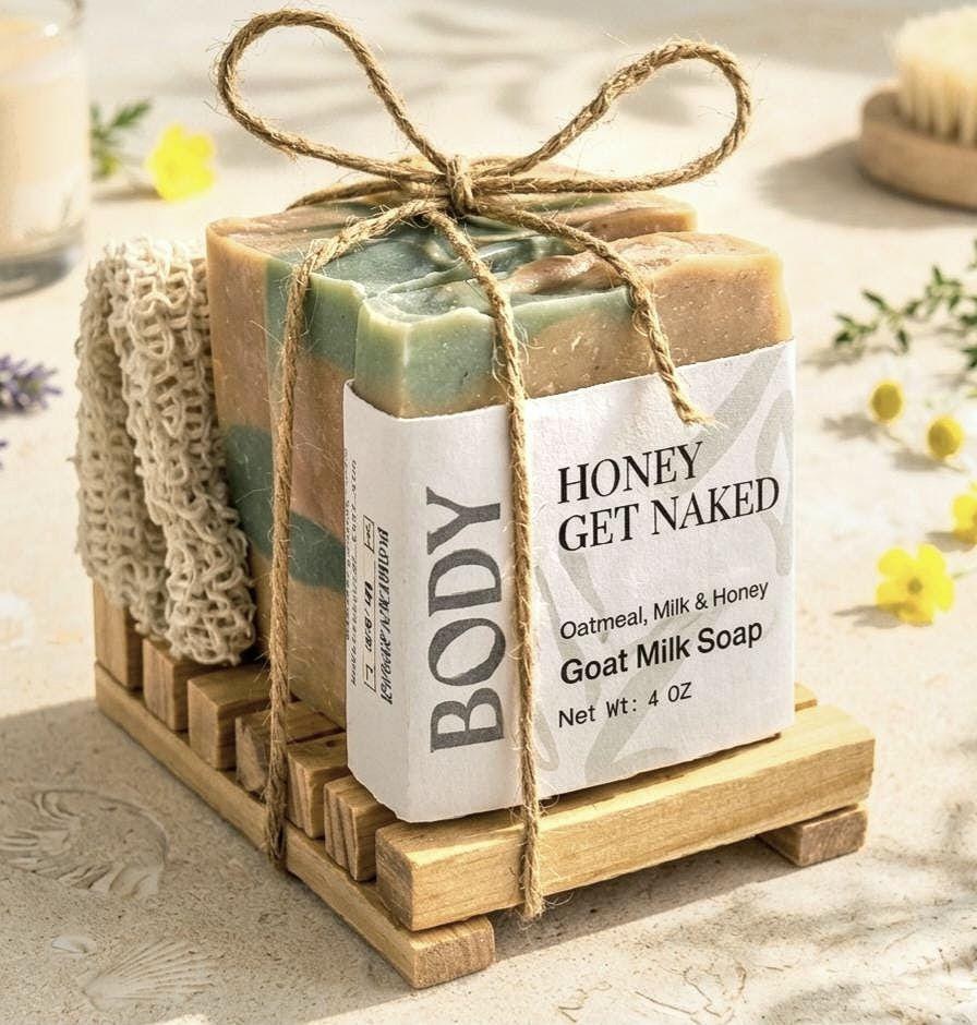 Goat Milk Soap Bar With Oatmeal Soap For Dry Skin Soap For Skin Care Gift For Sensitive Skin Honey Soap Shea Butter Soap Cleanser Bar Soap, product view 19