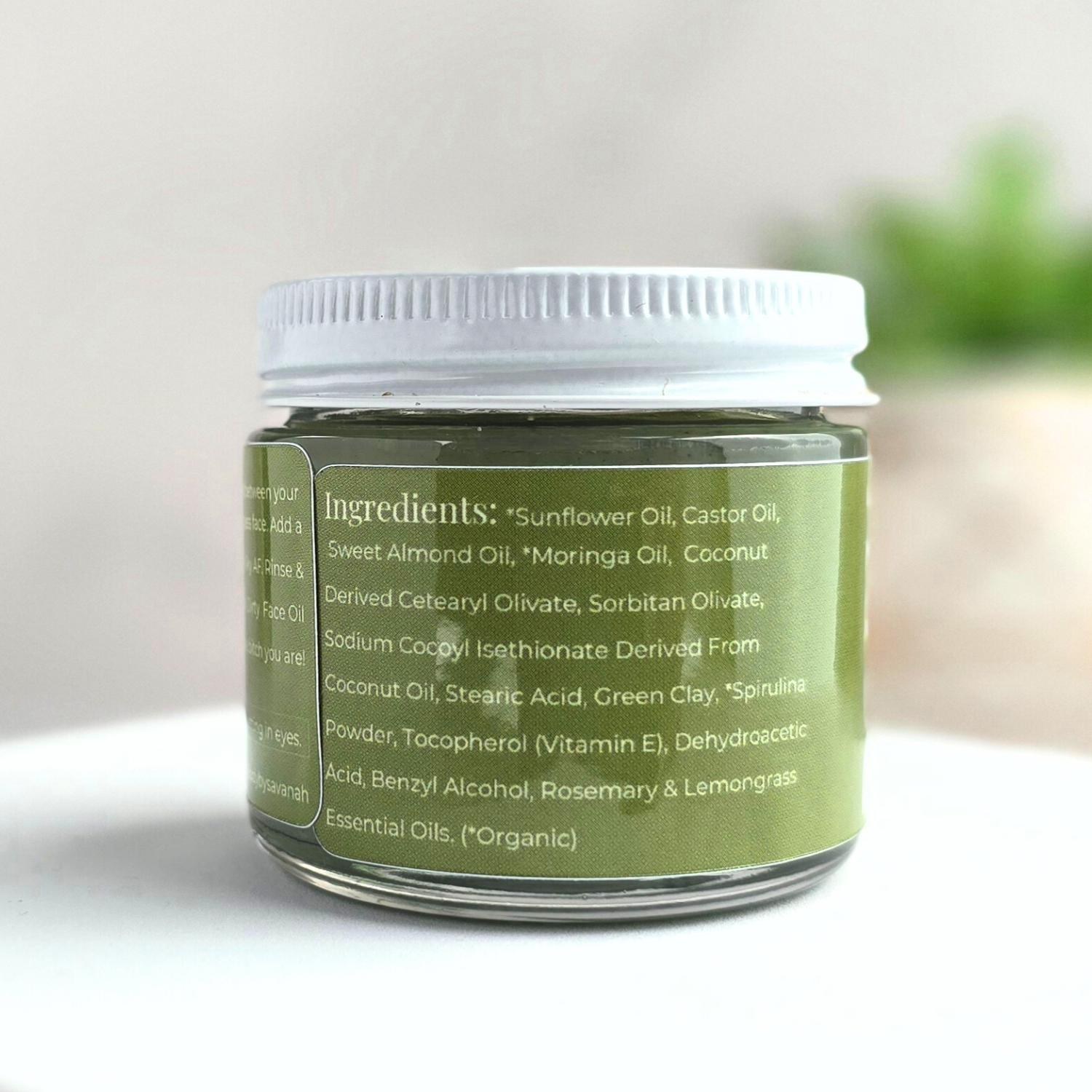 Hydrating Face Cleanser For Dry Skin Face Wash Oil to Milk Cleansing Balm Sensitive Skin Facial Cleanser Natural Skincare Gift Idea For Mom, product view 2