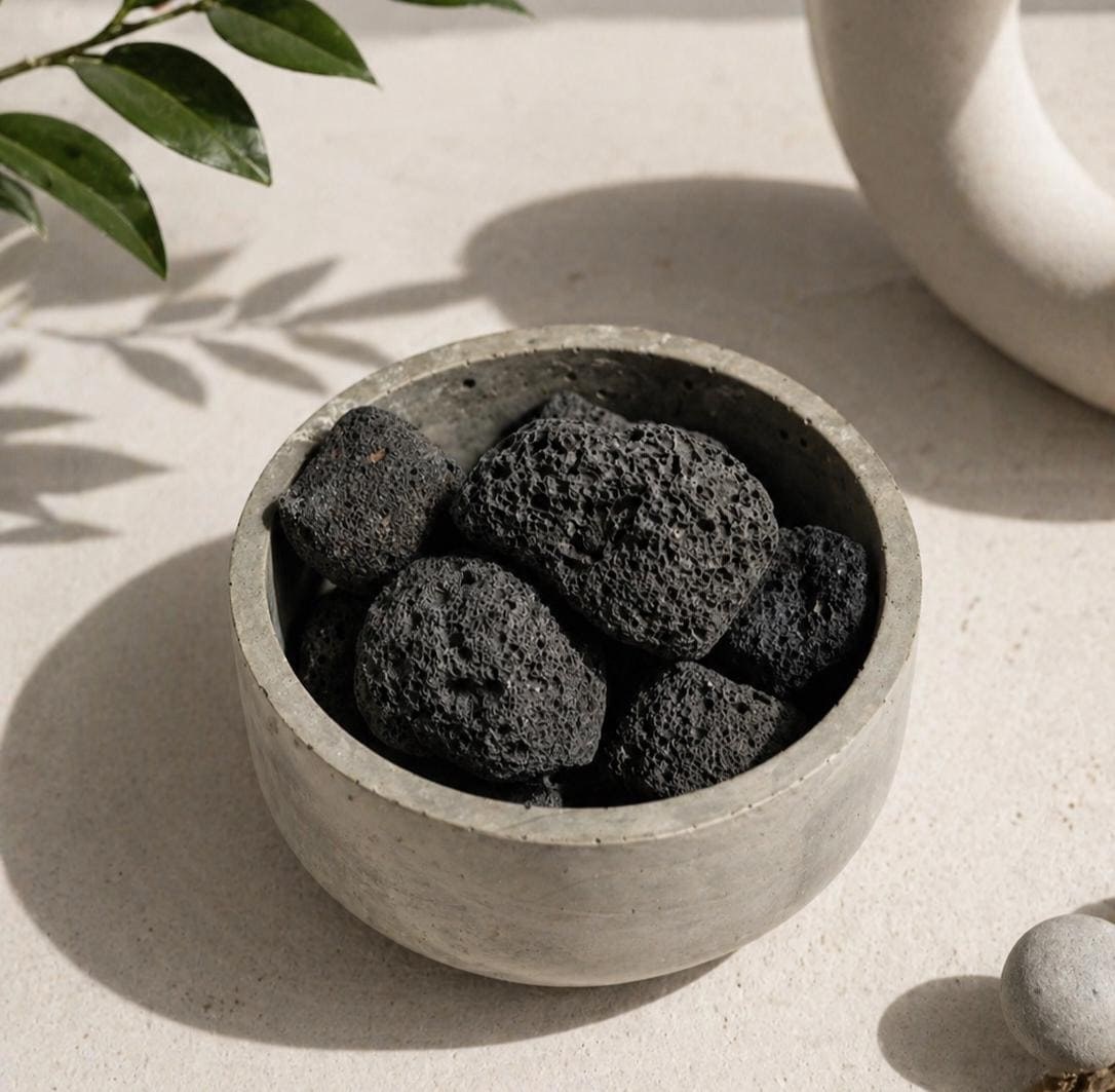 Lava Stone Diffuser Set With Essential Oil Air Freshener Fragrance Oil Aromatherapy Lava Rock Gift For Housewarming Gift Idea Realtor Gift, product view 17