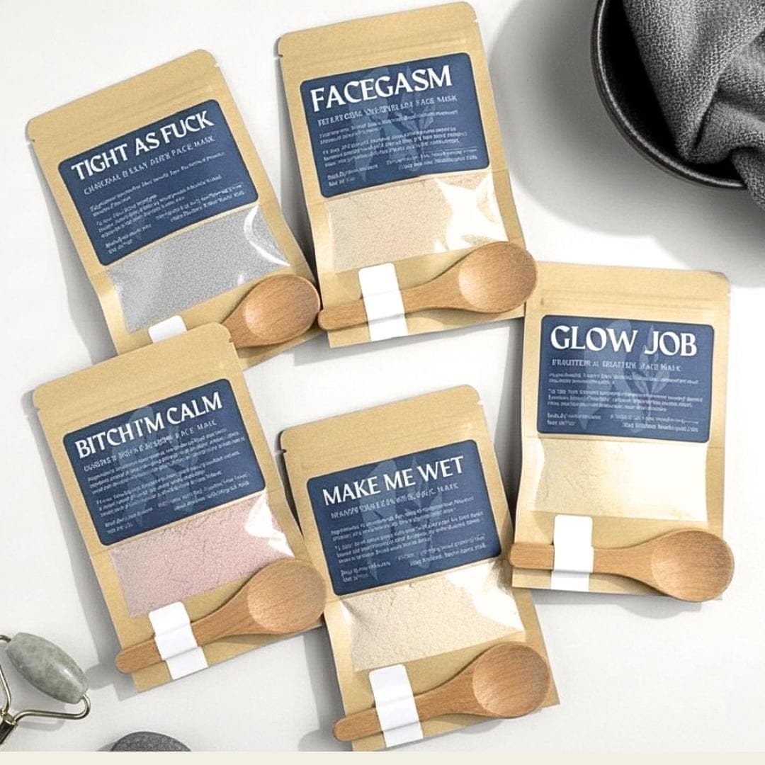 Natural Clay Face Mask For Glowing Skin Mask Superfood Facial Mask Hydrating Mask for Dry Skin Spa Gift Set for Her Skincare Gift Idea Mom