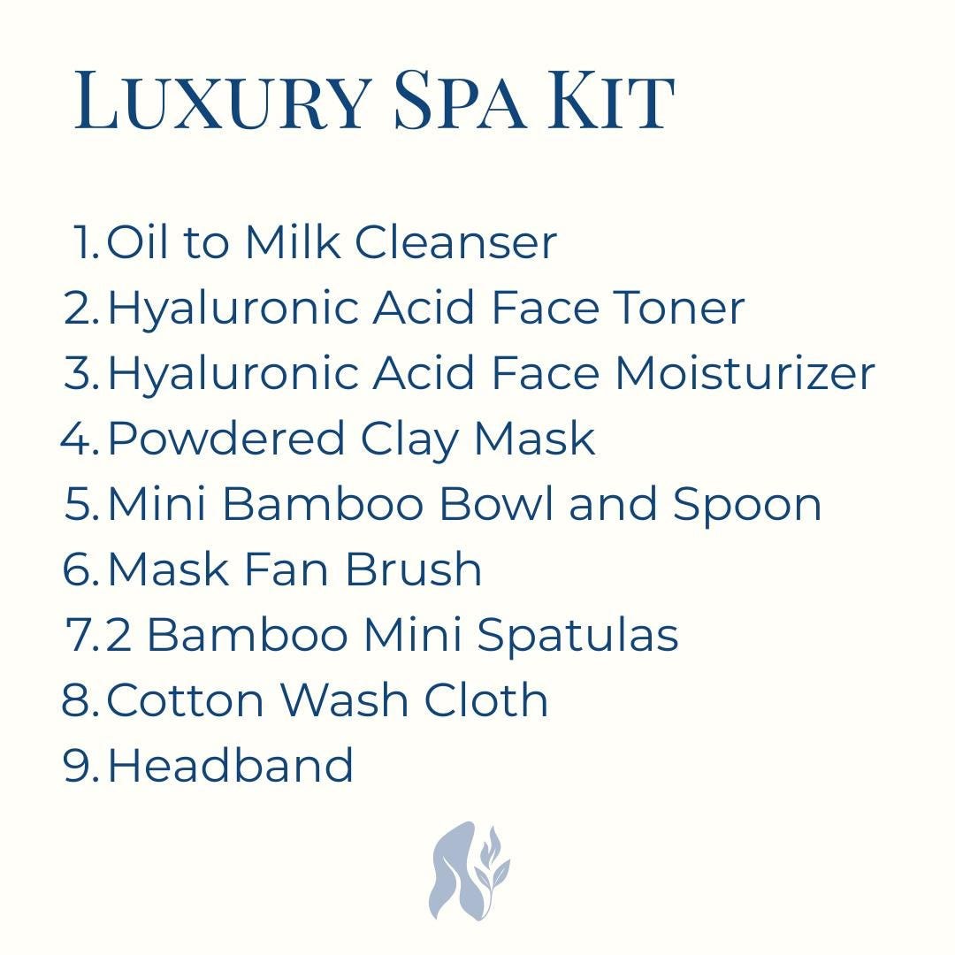 Natural Skincare Gift Set for Dry Skin Care Spa Gift Moisturizing Face Care Mature Skincare Handmade Self Care Gift for Women, product view 11