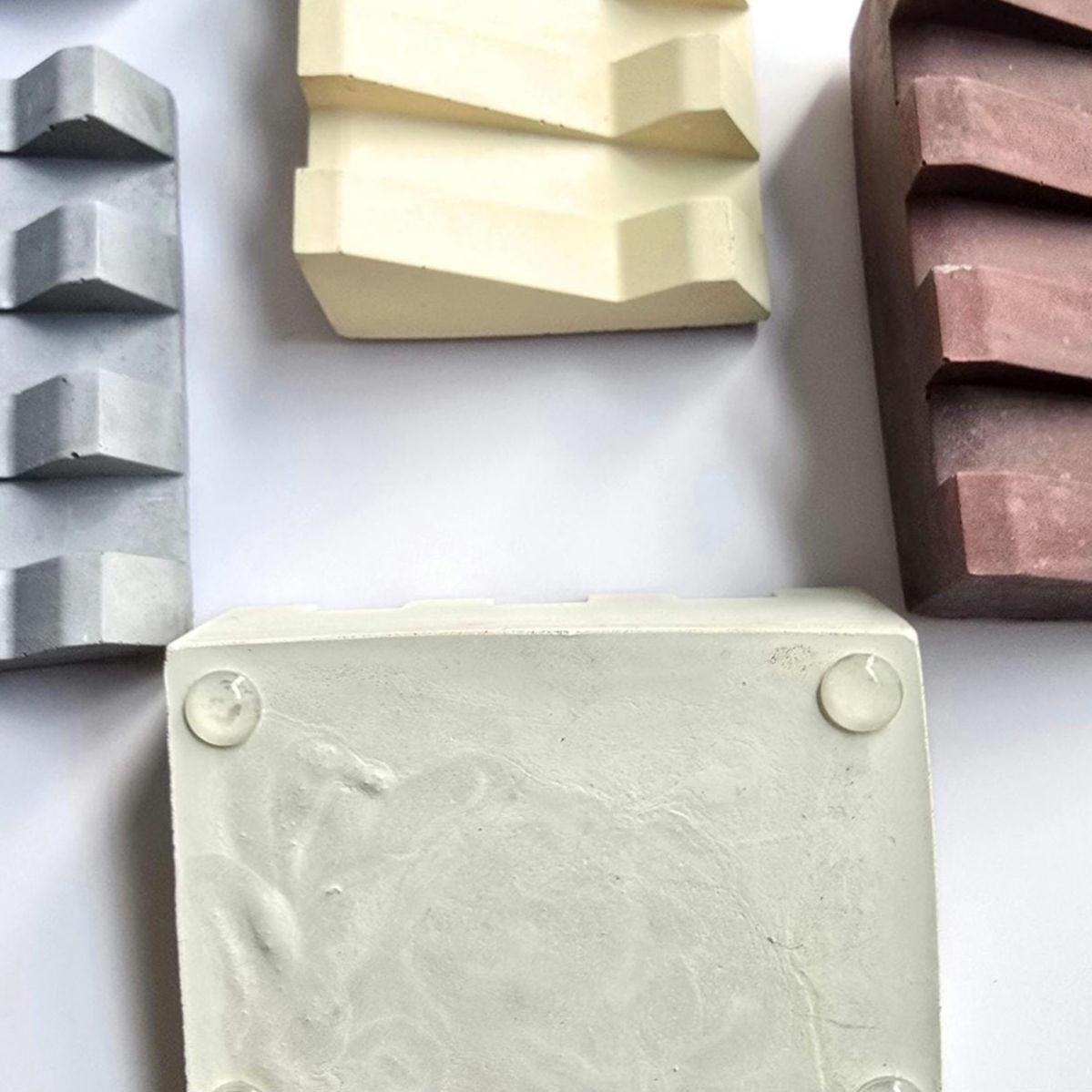 Self Draining Soap Dish Concrete Soap Holder Self Drain Tray For Sponge Holder Hostess Gift For New Homeowner Gift Idea Cement Soap Dish, product view 10
