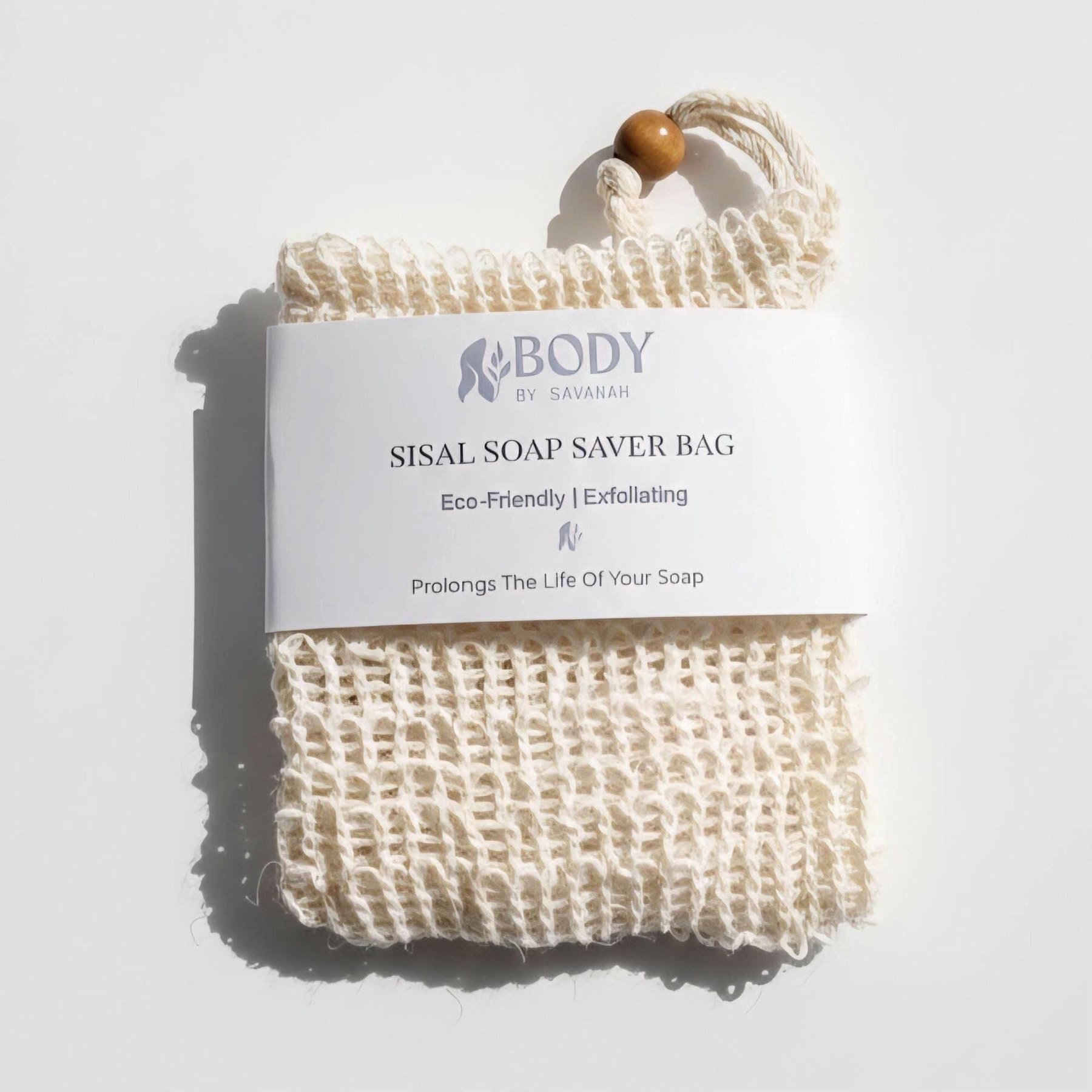 Sisal Soap Saver Bag Eco Friendly Soap Saver Pouch Exfoliating Soap Bag Natural Bathroom Accessory Zero Waste Bath Accessory, product view 4