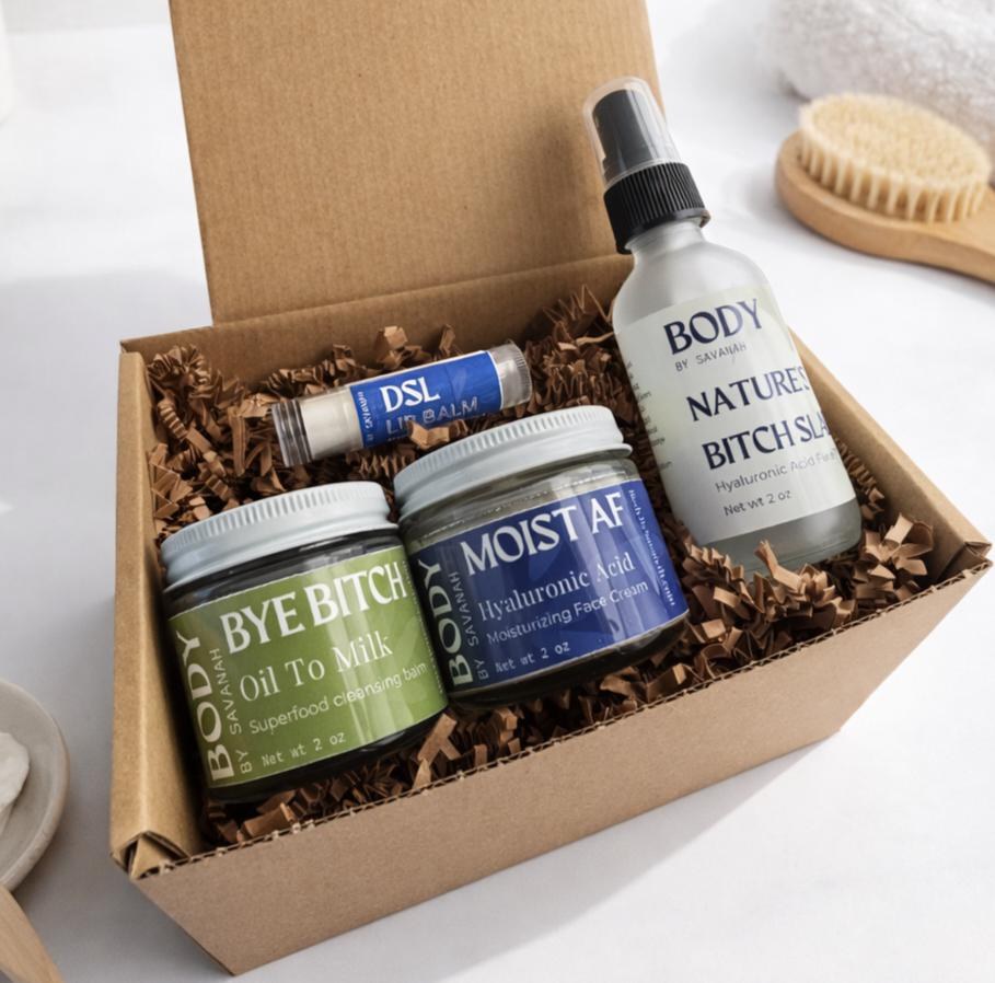 Skincare Gift Set for 30th Birthday Spa Gift Idea for Bachelorette Gift for Sister 40th Birthday Luxury Skincare Gift Basket for Best Friend, product view 3