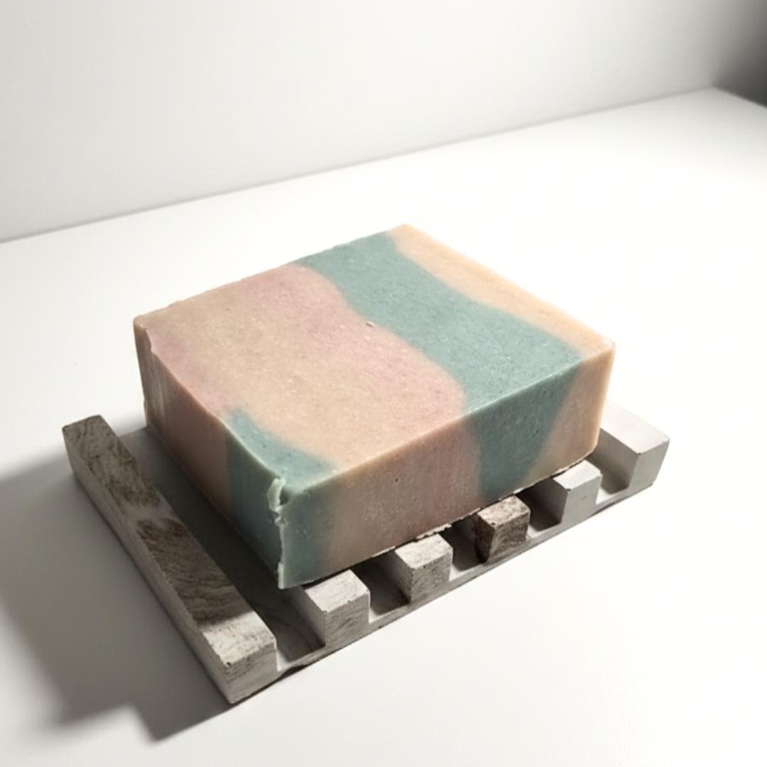 Soap Draining Dish Concrete Soap Holder Self Drain Tray For Sponge Holder Housewarming Gift Cement Soap Dish Water Drain Self Draining, product view 8