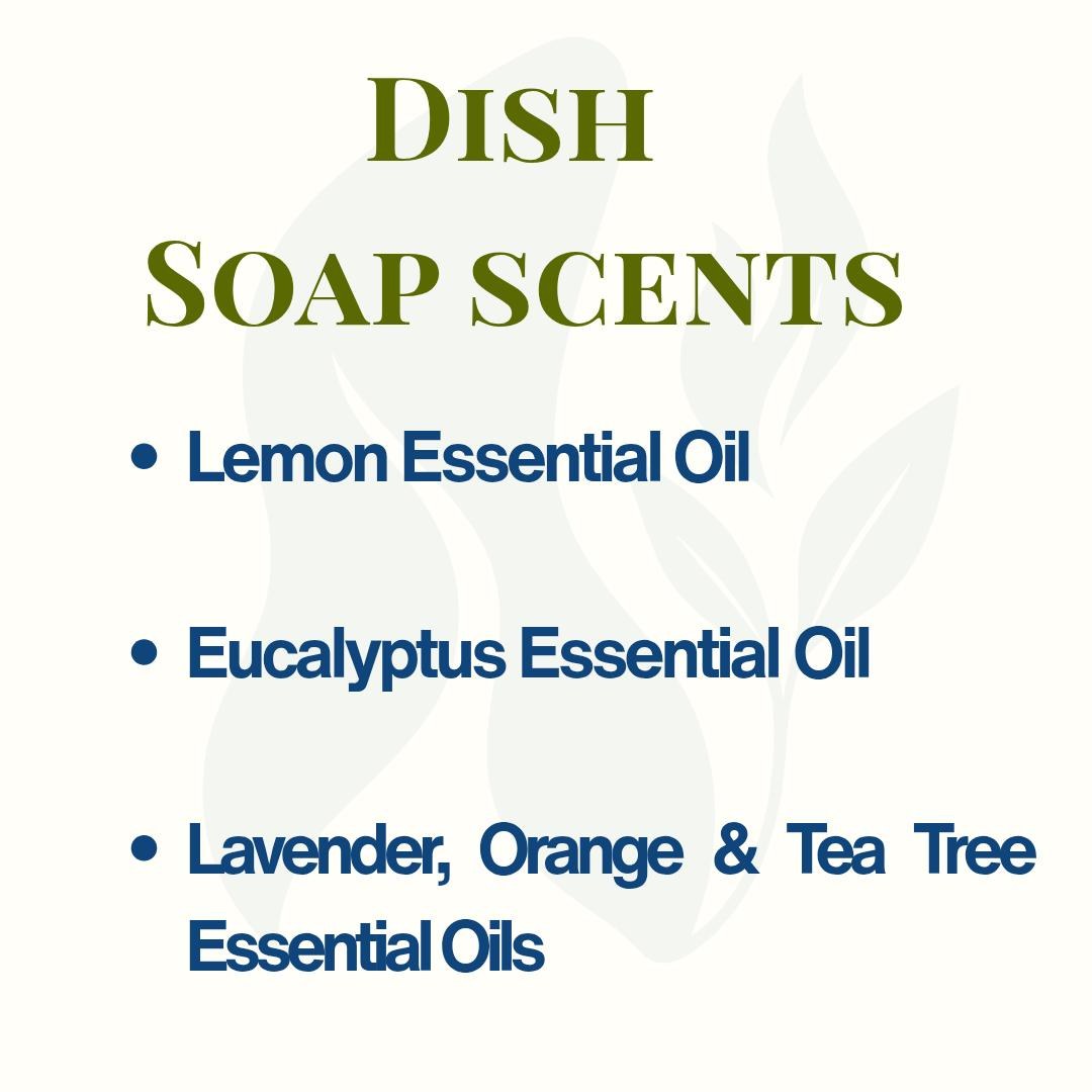 Solid Dish Soap Zero Waste Alternative Kitchen Essential Bundle Housewarming Gift Set Natural Dish Wash Bar Ramekin Brush Eco Friendly, product view 3