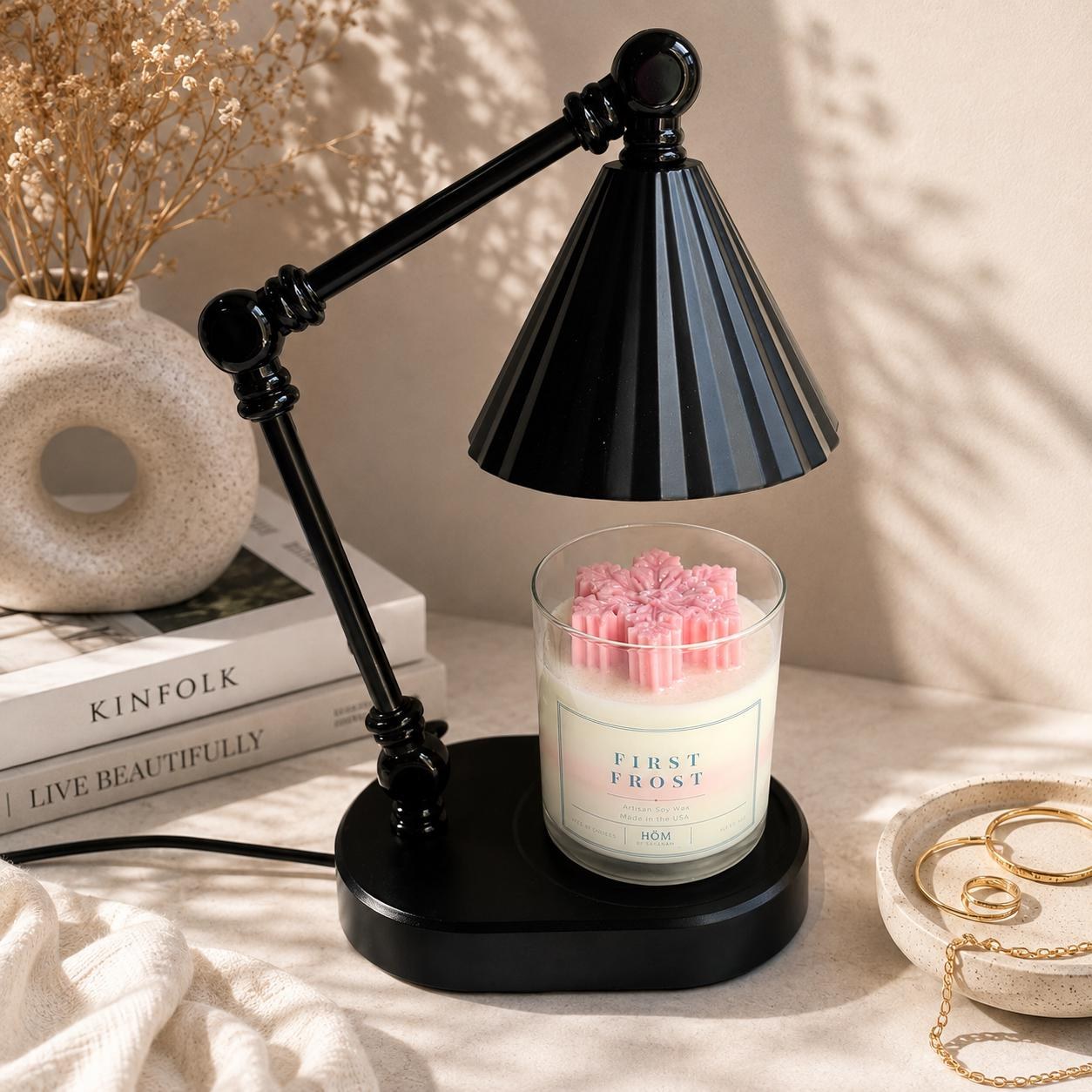 Soy Wickless Candle Warmer Jar Handmade Fall Scented Home Fragrance Candle Gift Idea Wife Holiday Gift Best Friend Winter Cozy Home Decor, product view 17