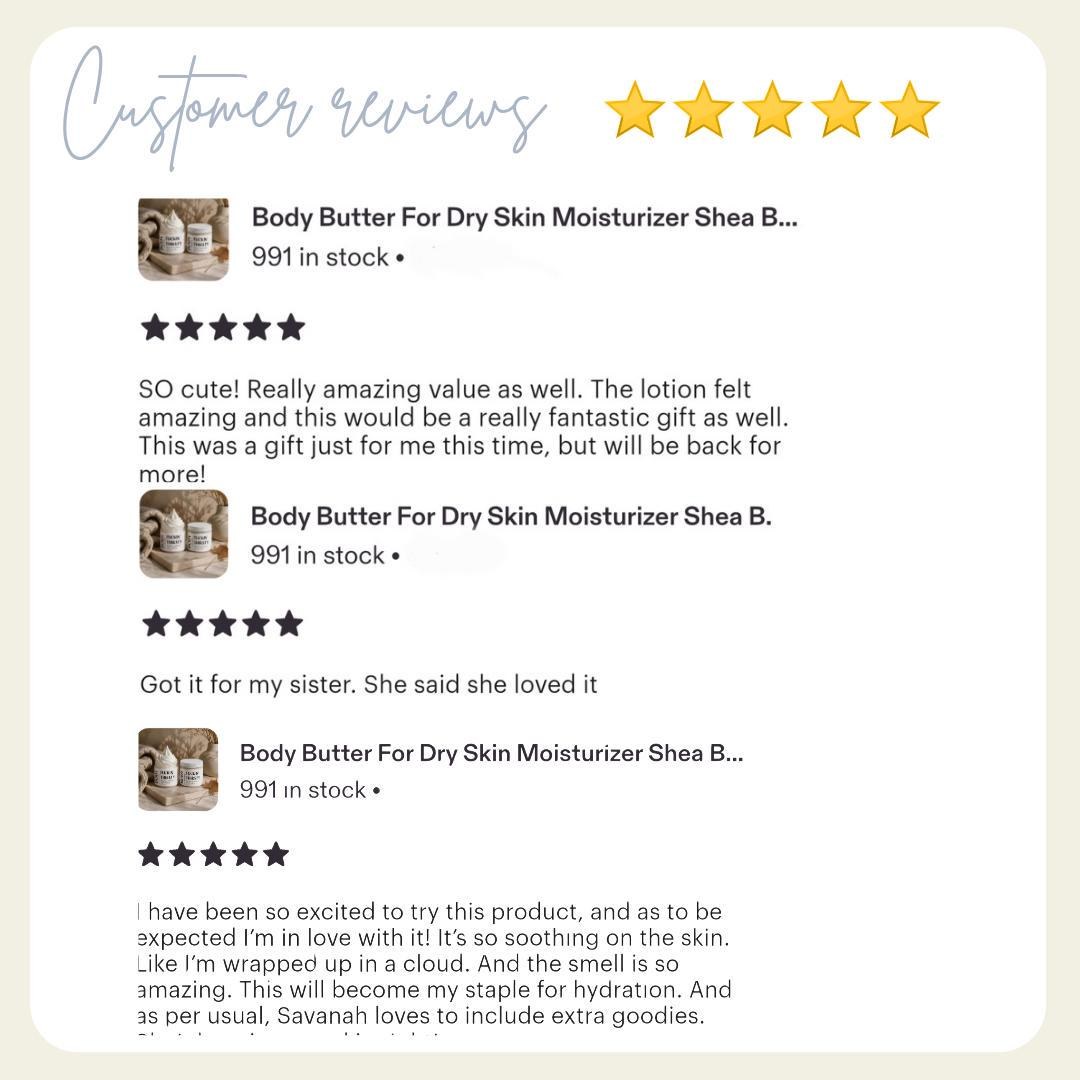 Whipped Body Butter Mango Skin Cream Natural Organic Beauty Product Spa Gift Set Holiday Pampering Kit Woman Skincare Item Mom Birthday, product view 9