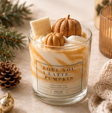 Wickless Soy Candle Handmade Candle For Fall Scented Candle Home Decor Gift Idea Wife Winter Candle Gift Best Friend Gift For Holiday Candle, product view 8