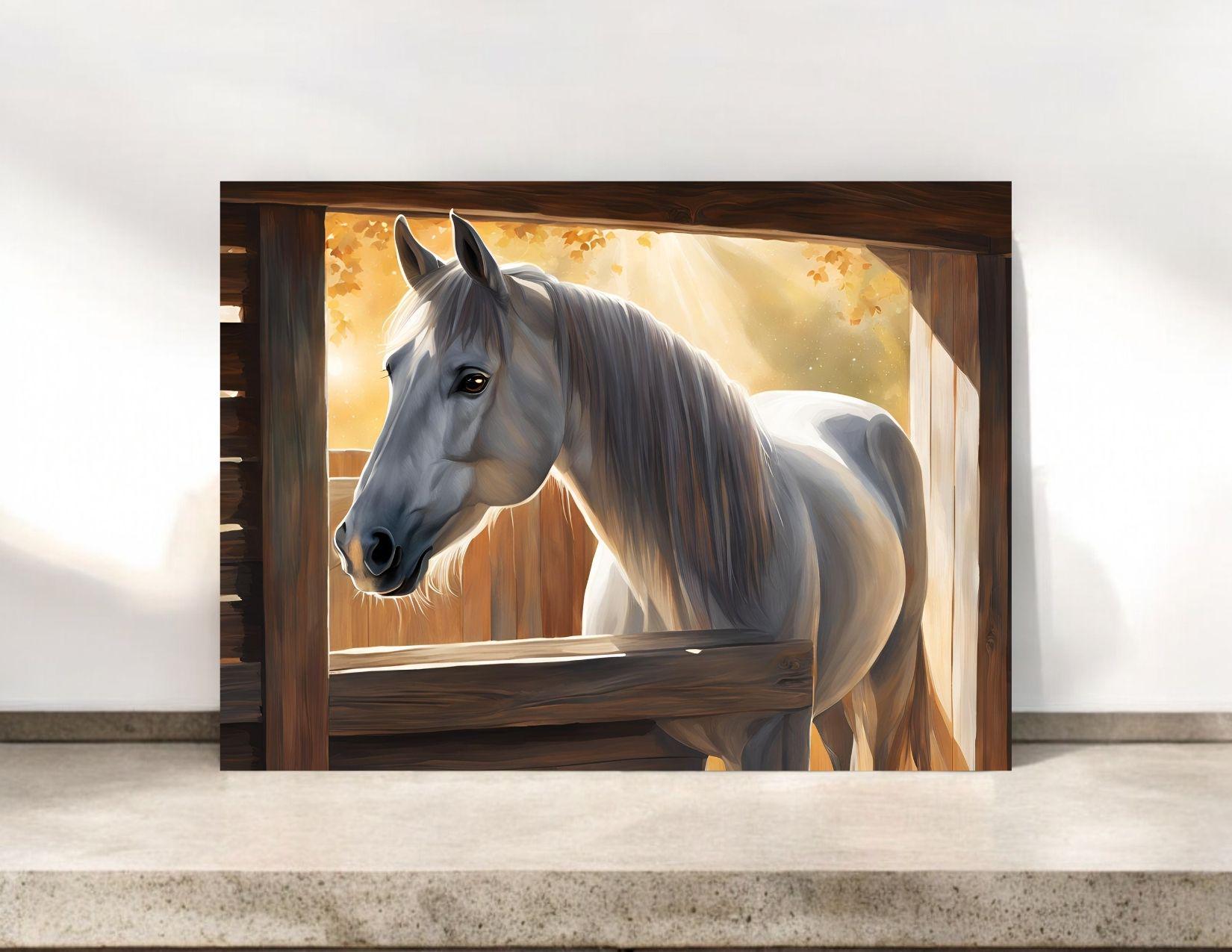 Horse Notecards with Envelopes, Horse Stationery #045