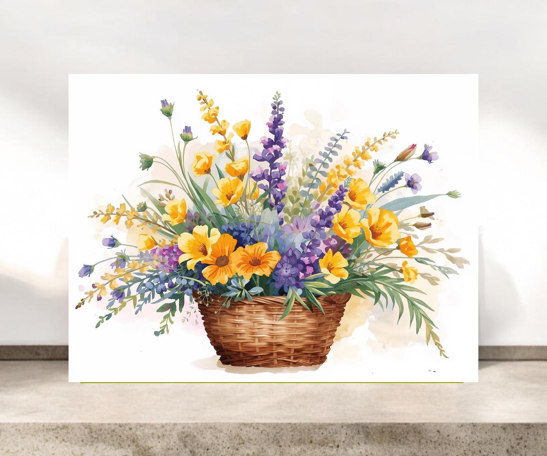 Spring Botanicals Notecards, Wildflower Cards #111
