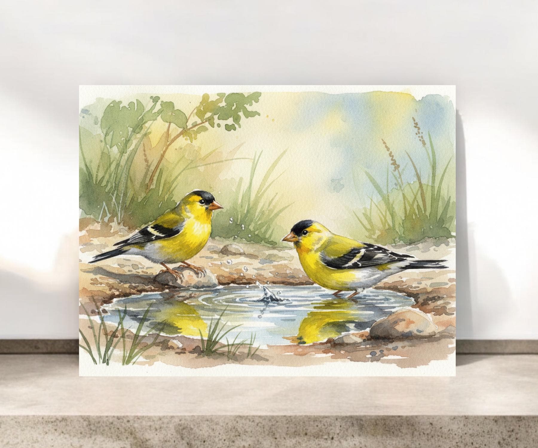 American Goldfinch Notecards | Nature-Inspired Stationery Set | Birding Notecards | Cards for Birdwatchers | Spring Notecards #123