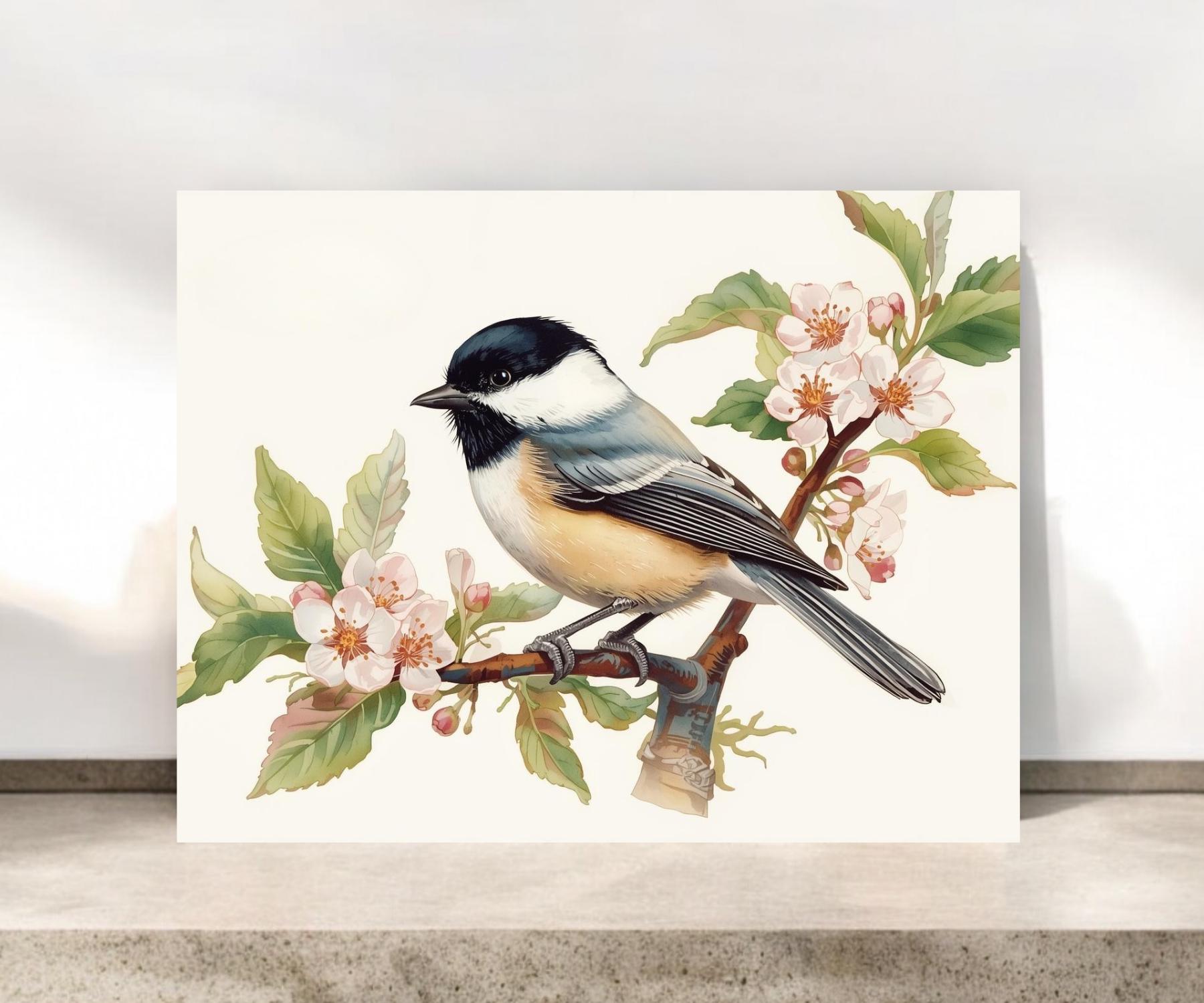 Black-capped Chickadee Notecards | Birding Nature Notecard | #130