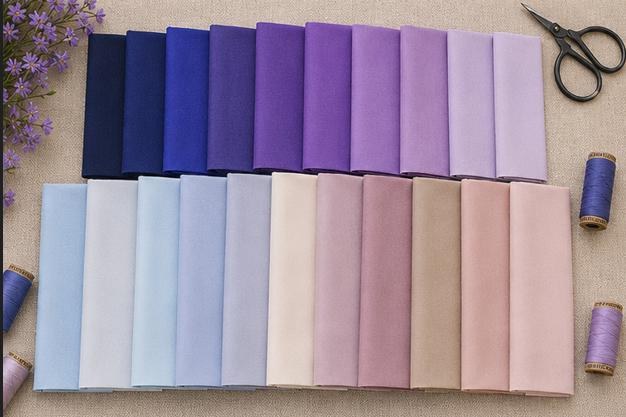 AGF Pure Solids, Crystallizing Edition | 22 Half-Yard Cuts | 11 Total Yards | Art Gallery Fabrics Pure Solids, view 2